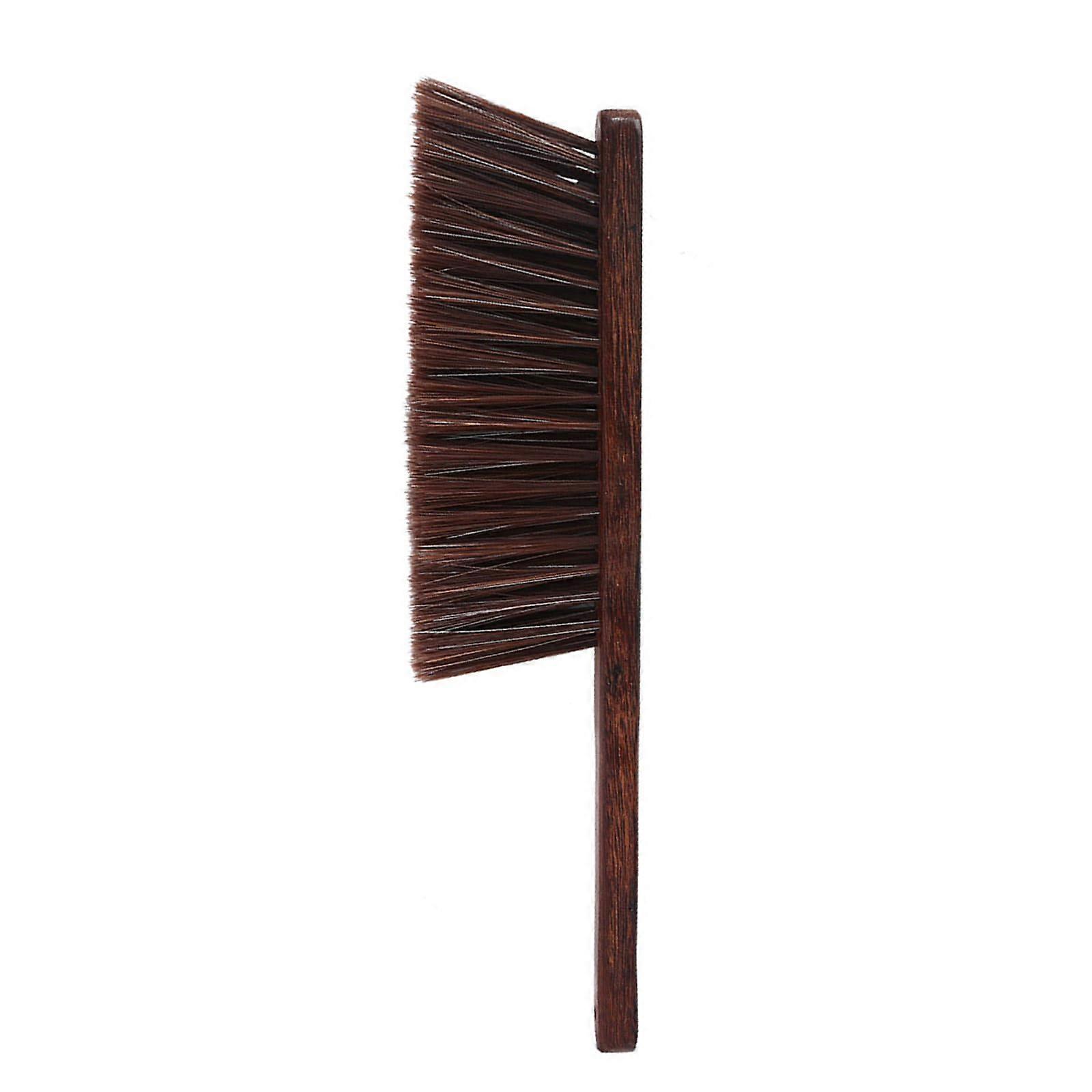 Soft Bristle Dusting Brush with Long Wooden Handle for Hardwood Floors and Delicate Surfaces