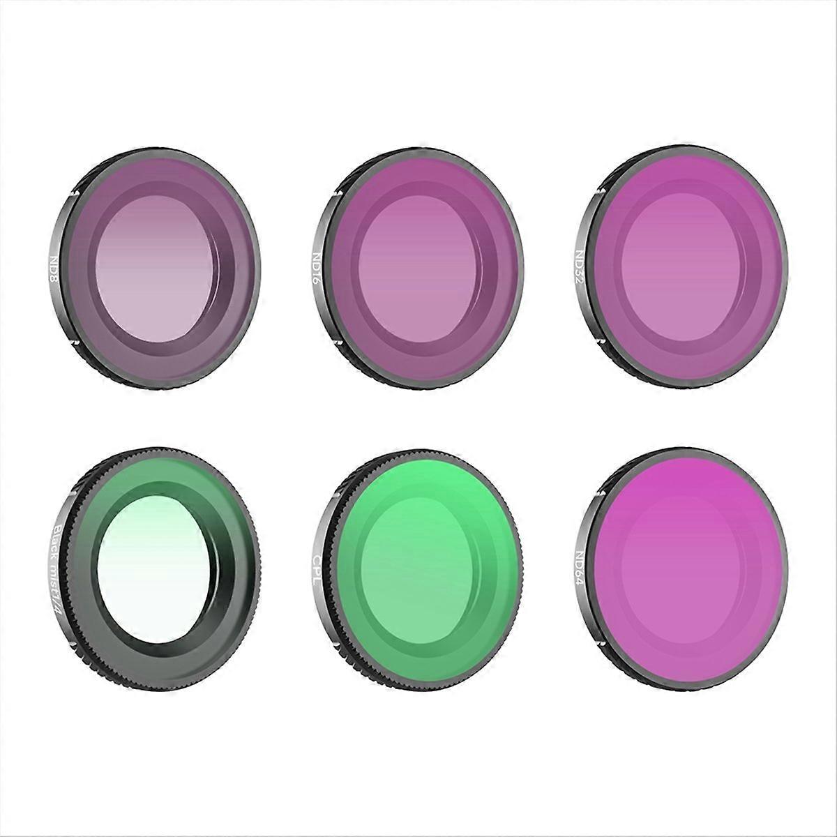 Lens Filter Set for Nano CPL ND8/16/32/64 1/4 Black Mist Lens Filters for Nano Camera Accessories