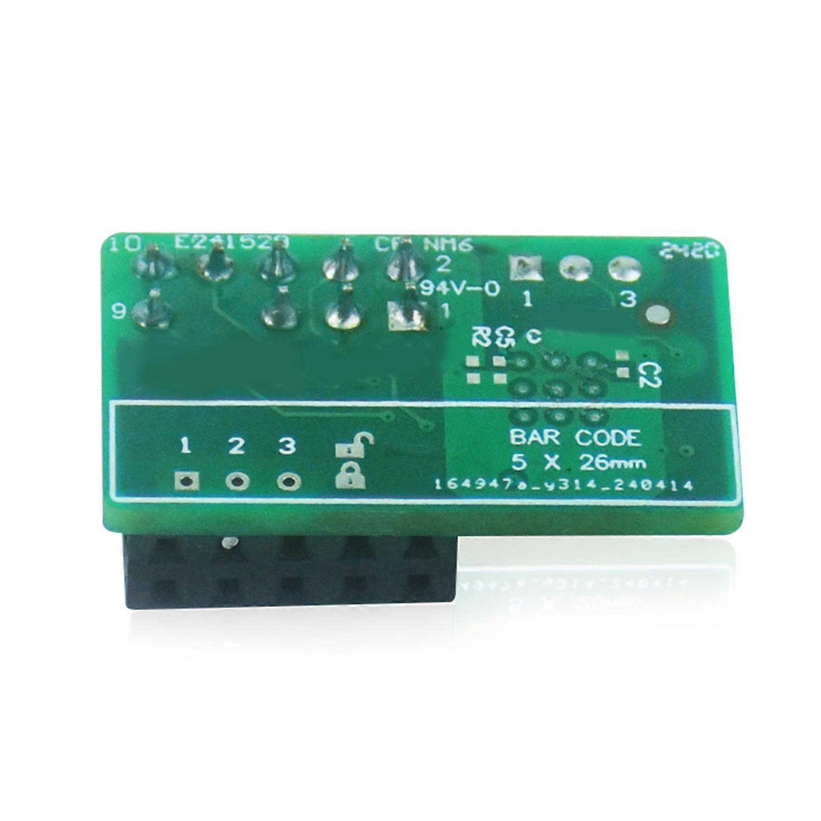 Aom-TPM-9672V TPM Module TPM2.0 (Vertical/Herizontal Version ) for Smooth Computer Integration Multicolor