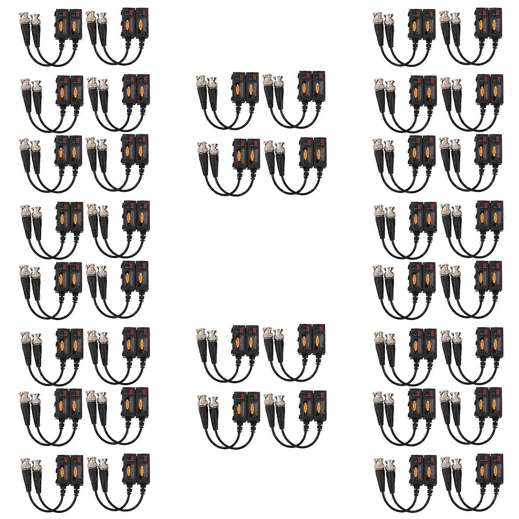 1080P AHD/HD-CVI/TVI/CVBS Passive HD Video Balun Transmitter 40 Pairs (UTP Up to 350M-600M)