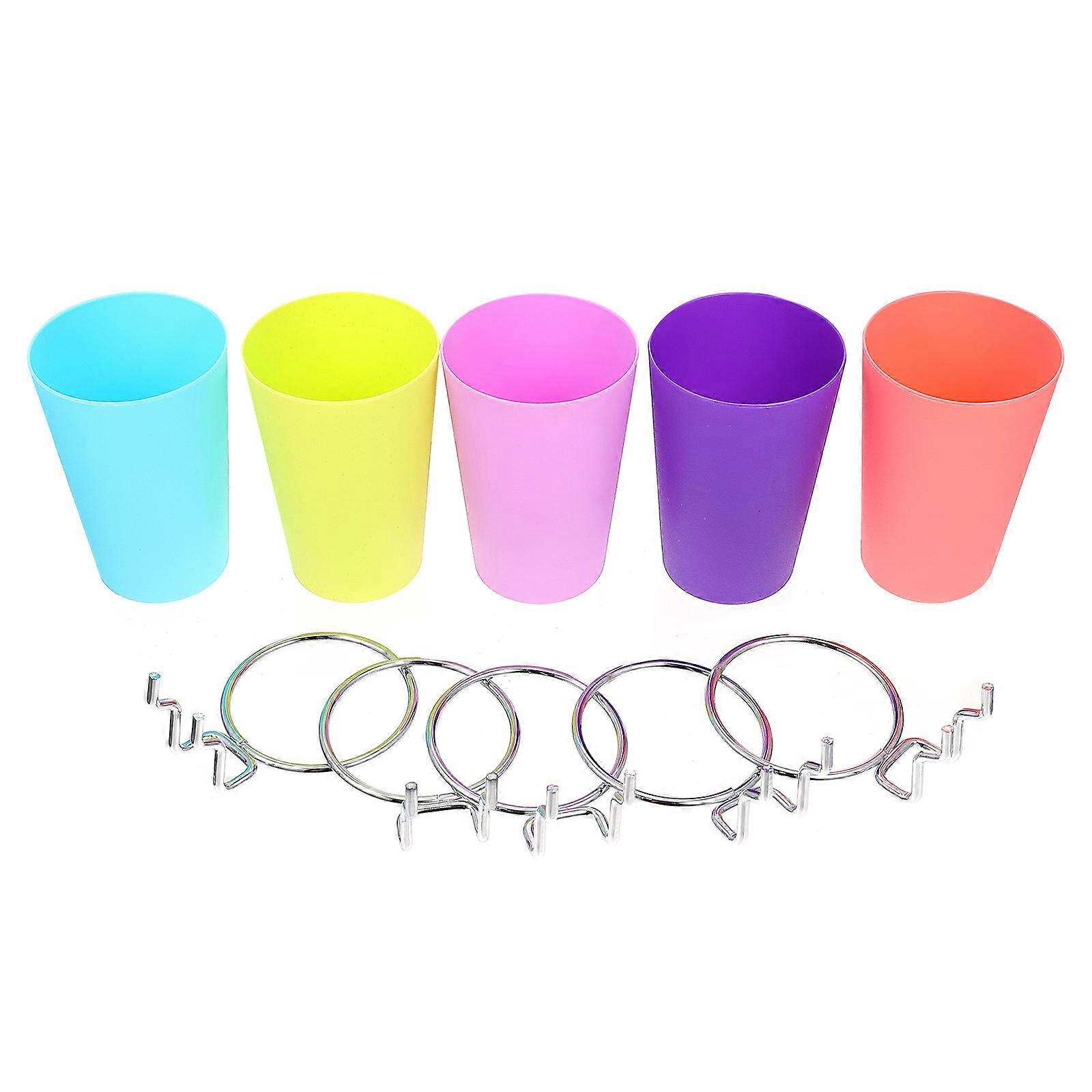 Storage Cup Holders 5 Sets Durable Organizers For Home Organization Assorted Color Easy To Clean