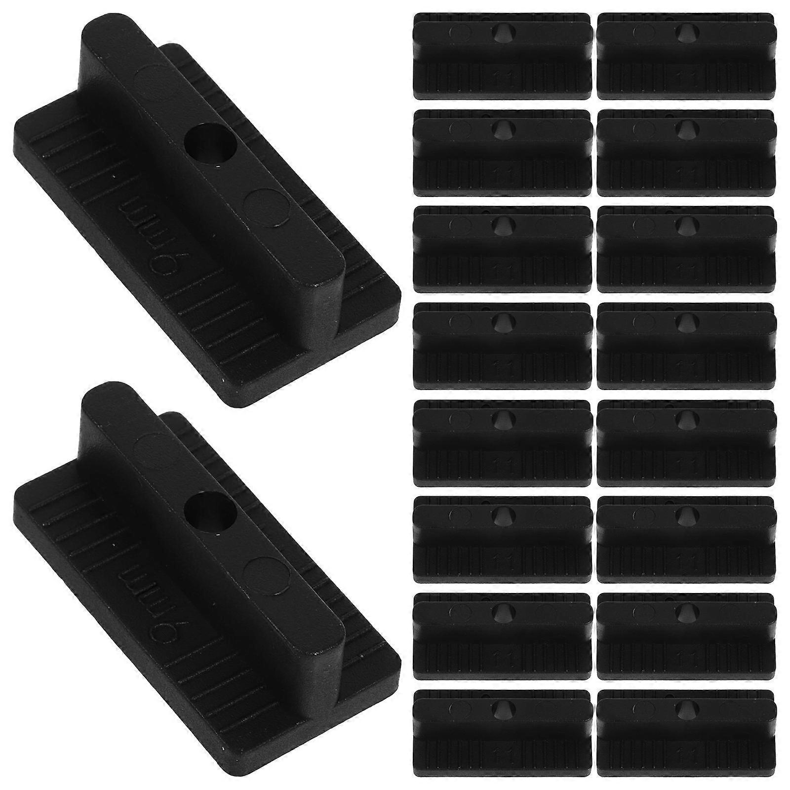 Hidden Fasteners For Composite Decking Board Black Plastic Material Floor Paving 200Pcs