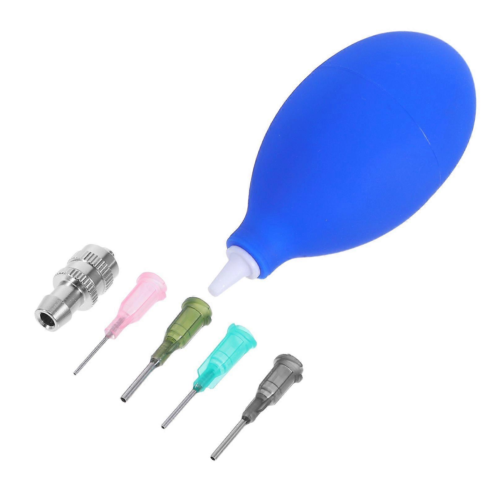 1 Set Of Ceramic Precision Applicator Set With Fine Tip Blue Rubber Squeeze Bottle For Pottery Glaze Ceramic Coating Tool Multi-Functional Ceramic Too