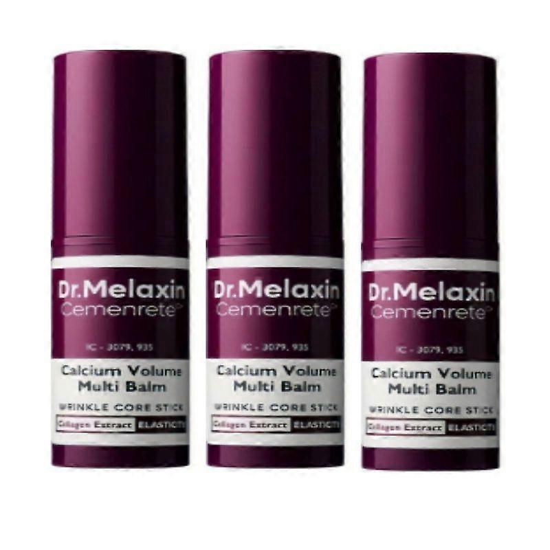 3X Dr.Melaxin Cemenrete Baume Multi-Volume au Calcium Baume Anti-Rides Stick K-beauty