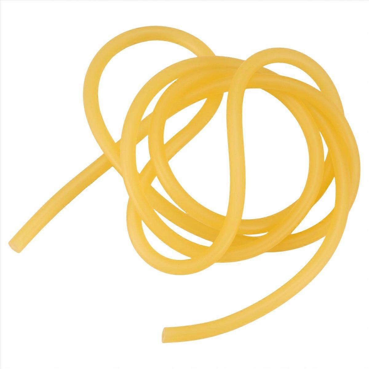 Tube élastique en caoutchouc en latex naturel 2x5mm jaune taille : 1M