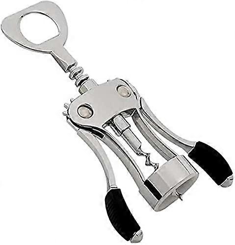Wine Bottle Opener Corkscrew with Wing Handle Stainless Steel for Red Wine and Sommeliers