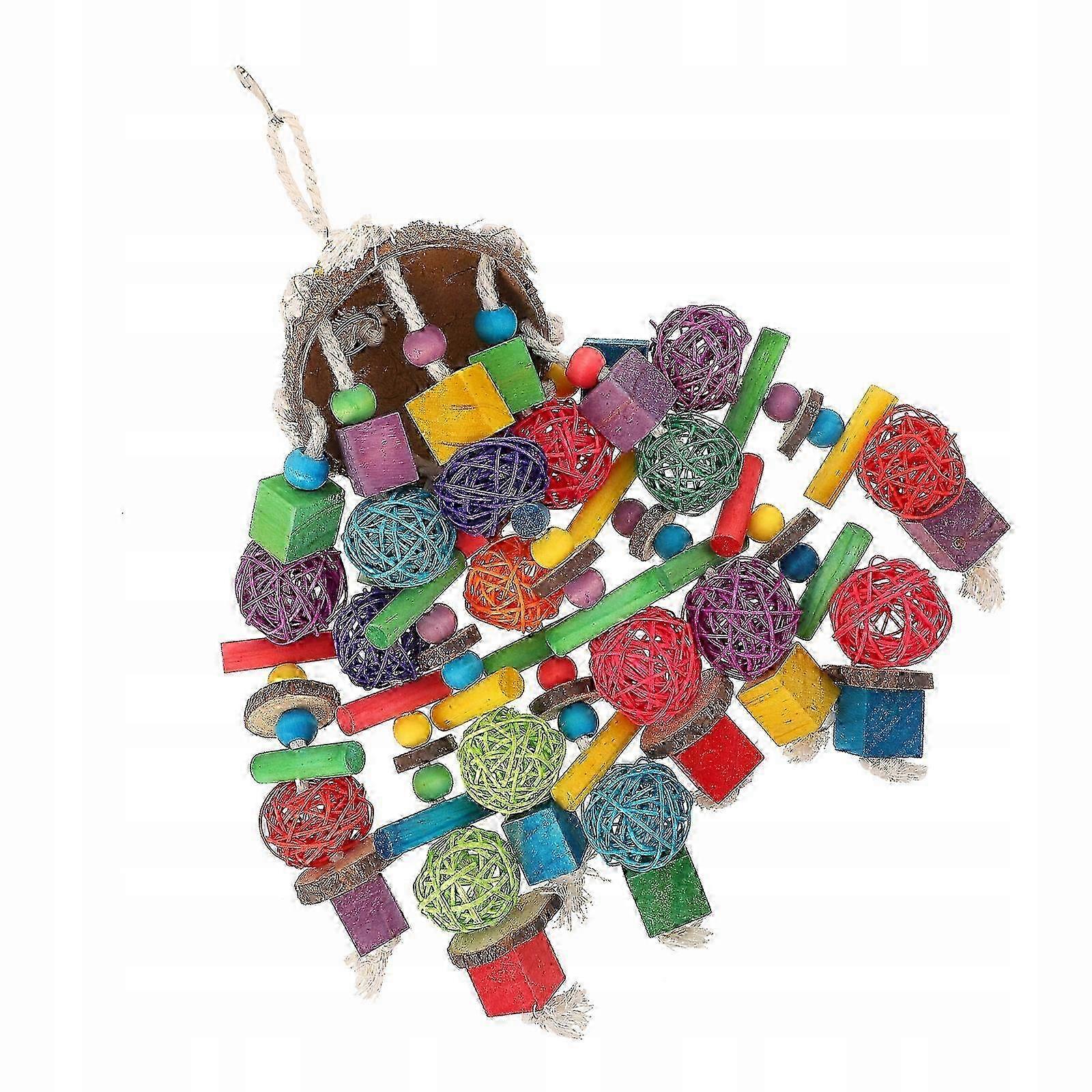 x Parrot Toy Educational Chew Toys For Birds