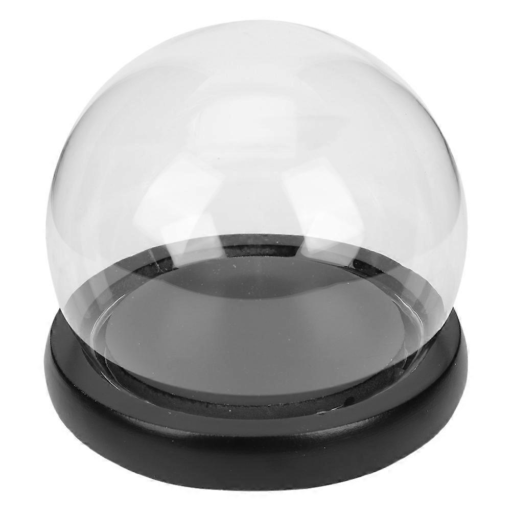 Spherical Glass Cloche Display Case Suitable For Home Decor And Office Decor 3.93X3.93X3.93in Providing Display Function 1Pcs