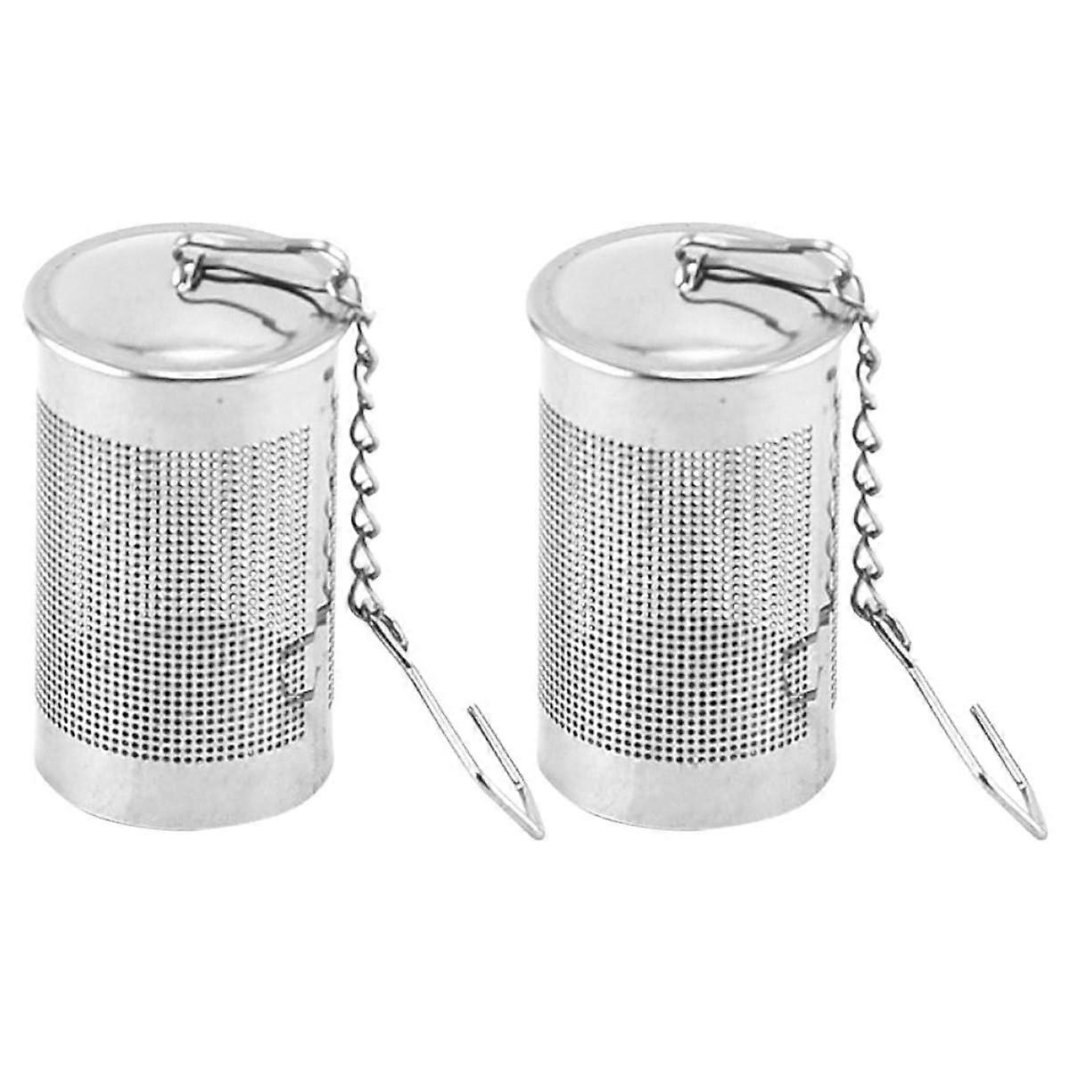 2pcs Stainless Steel Mesh Tea Infuser Balls Fine Mesh Strainer for Loose Leaf Tea and Spice Filter