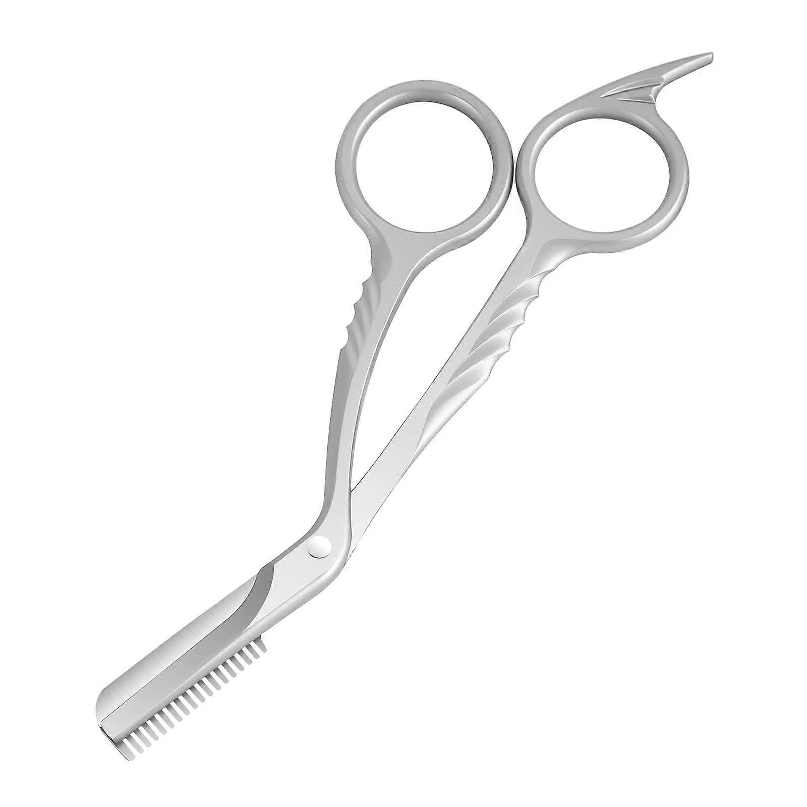 Eyebrow Trimming Scissors with Comb for Precise Shaping, Makeup Tool for Women
