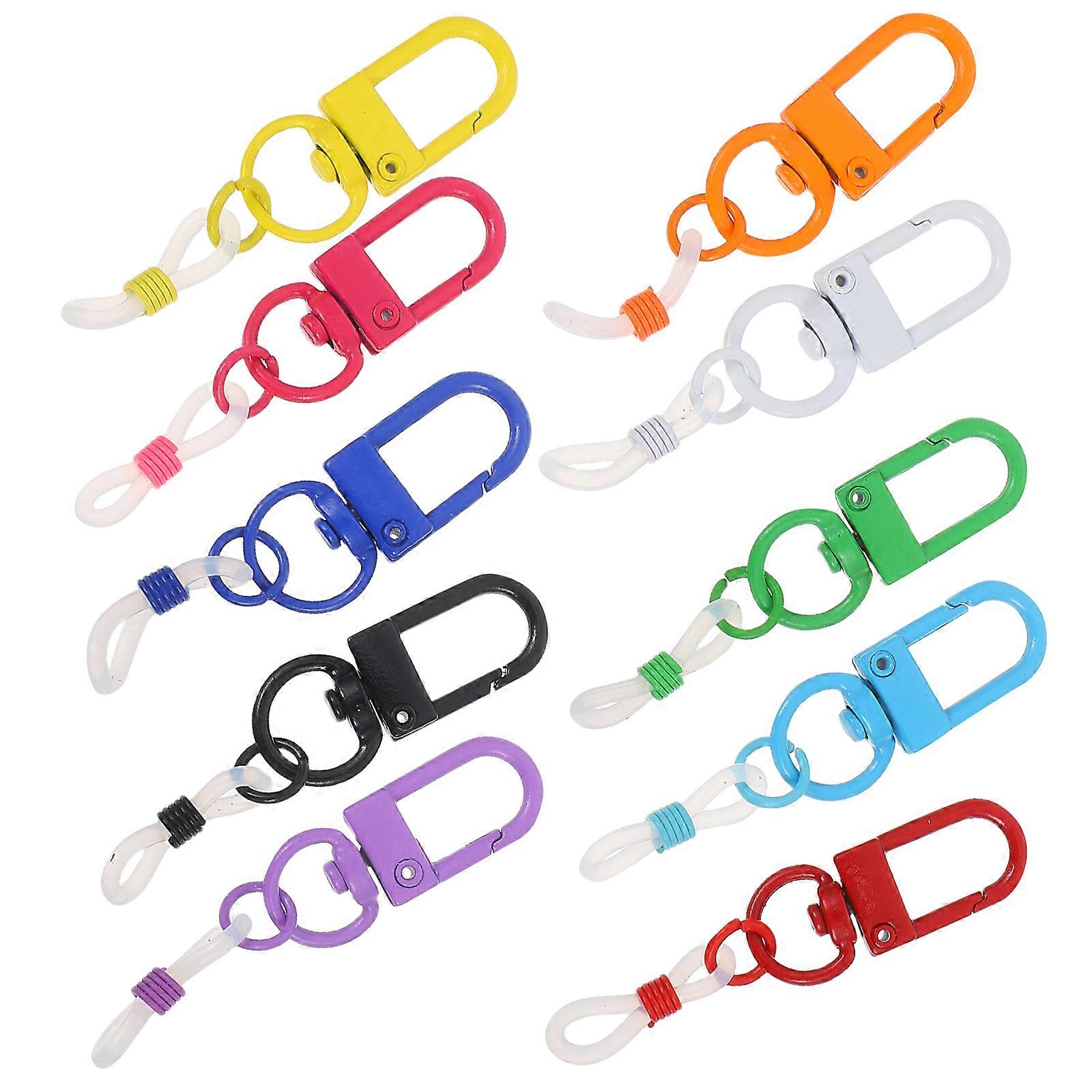 10pcs Pen Holder with Lobster Clasp Useful Clips for Badge Reel Portable Pen Holder for Lanyard Nurse Badge Accessories Clip