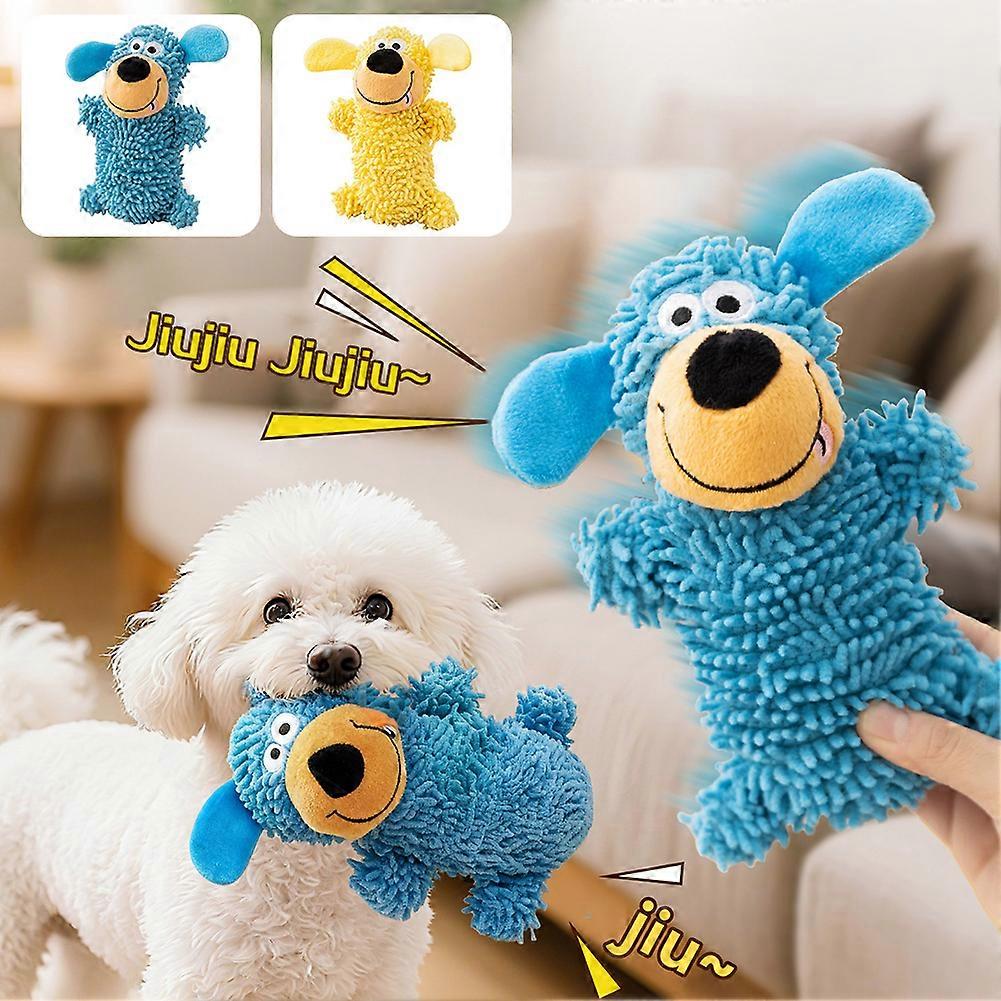 Lettuce Pets Squeaky Dog Plush Toy, Soft & Durable Interactive Chew Toy for Small, Medium, and Large Dogs