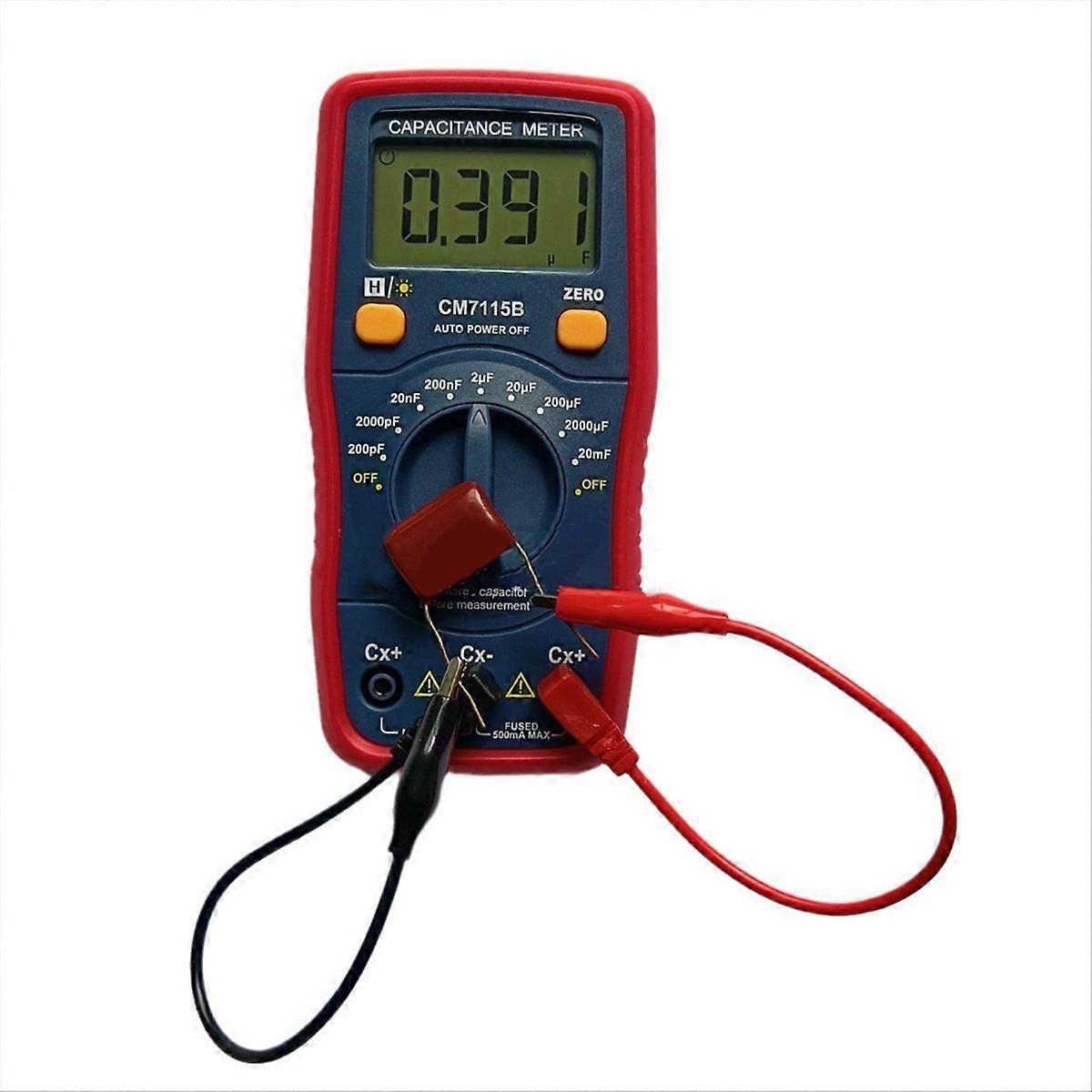 CM7115B Capacitance Meter Multimeter LCD Display Measurement Tool