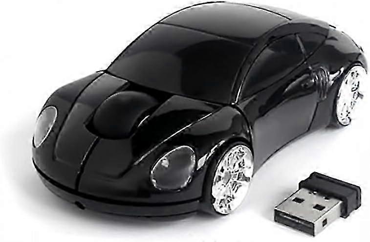 Porsche Car Optical Wireless Silent Mouse Black