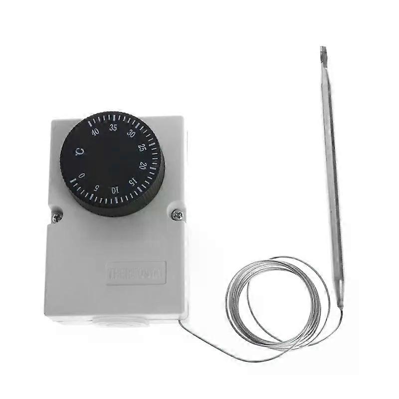 AC220V 0-40 Temperature Switch Capillary Thermostat Controller w waterproof box A0KF