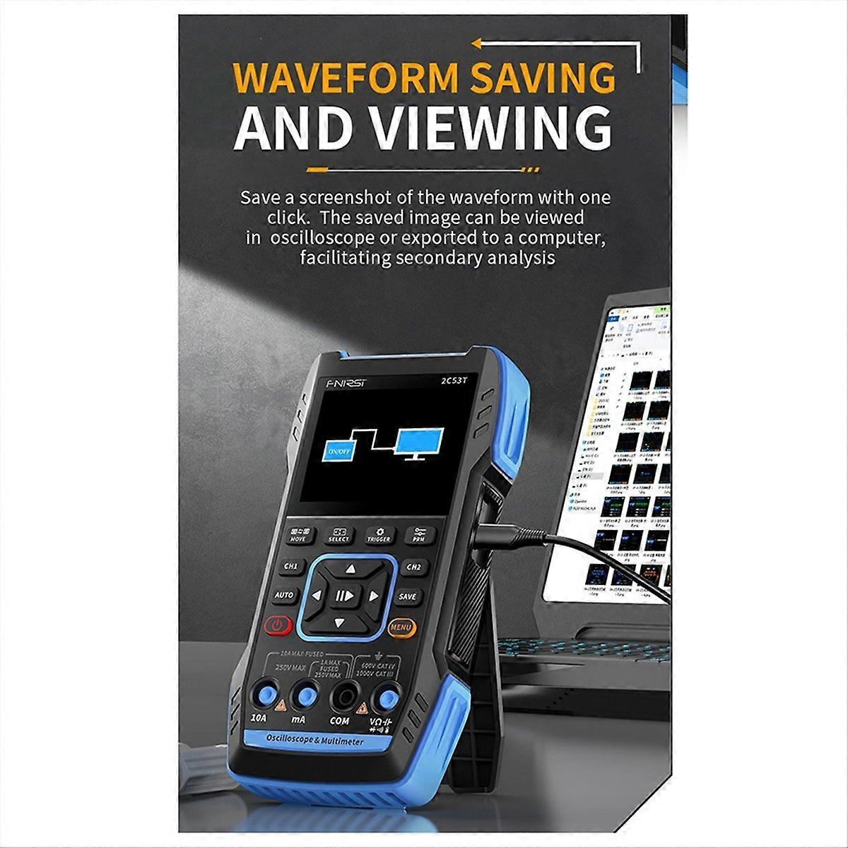  2C53T Upgrade 3in1 Oscilloscope Multimeter Signal Generator