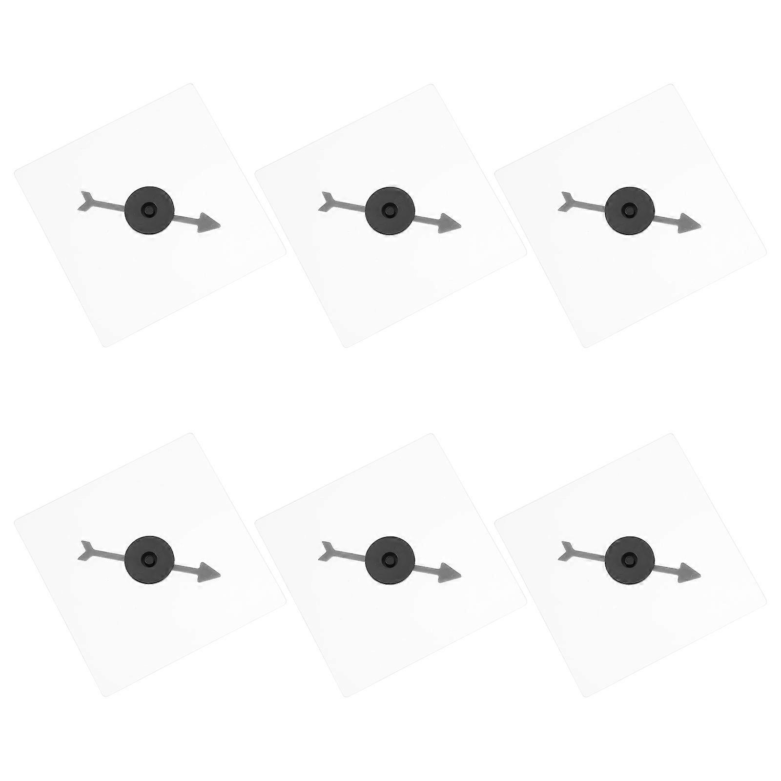 6Pcs Plastic Game Arrows Rotating Children Toys Interesting Desktop Arrow Toys