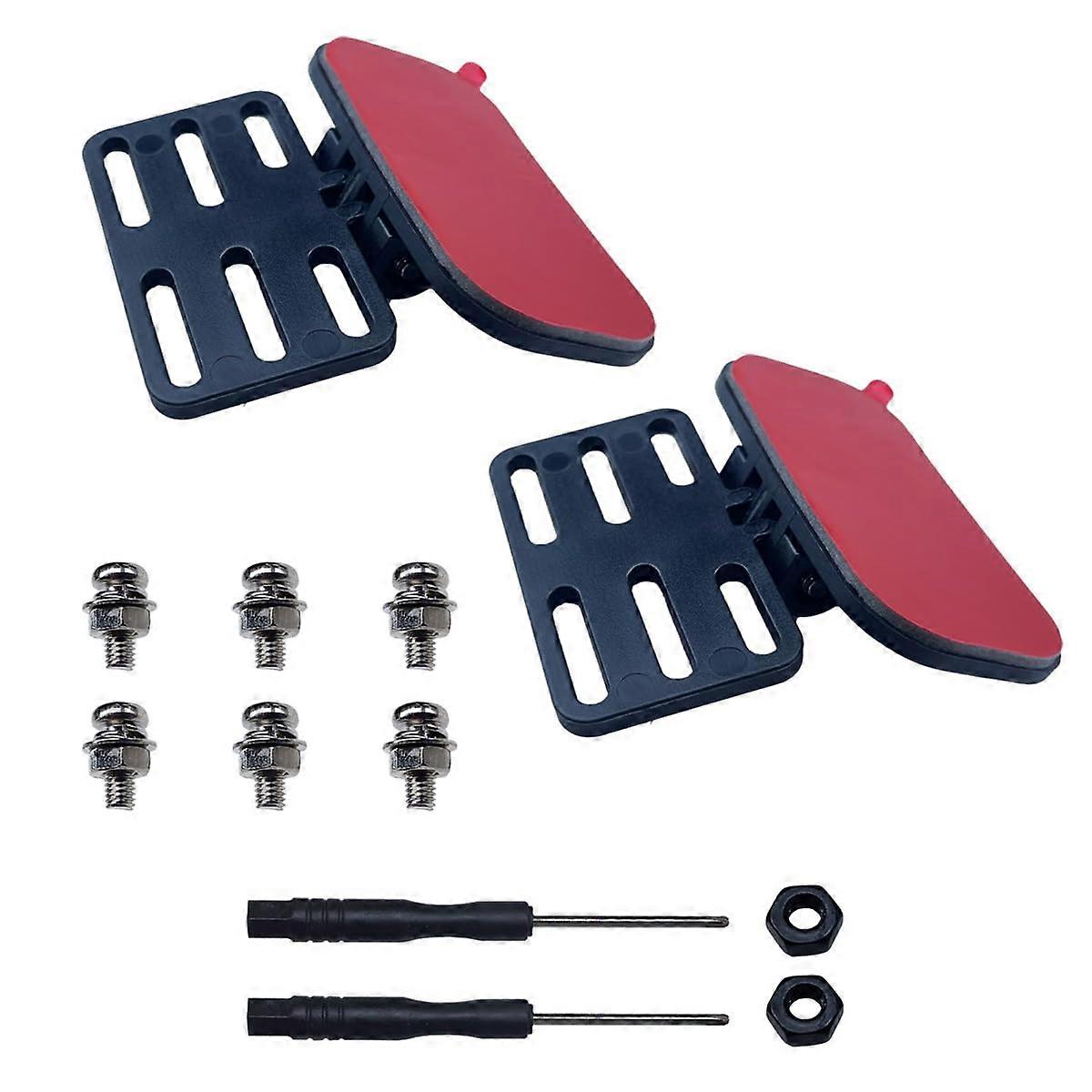 Car Rear View Camera Mount 2 Sets, 180° Adjustable NoDrill Rear Window Bracket for Cars and SUVs