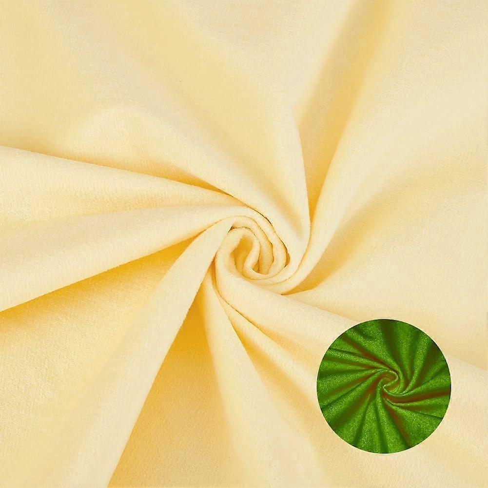 Yellow Glow in The Dark Fabric 55x35.8inch Luminous Soft Velvet Fabric Glow in The Dark Sewing Patchwork Fabric Luminescent Quilting Fabric for Crafti