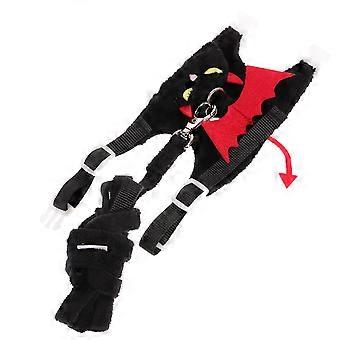 Halloween Bunny Harness Leash Set for Small Pet Safety Walking 1Set