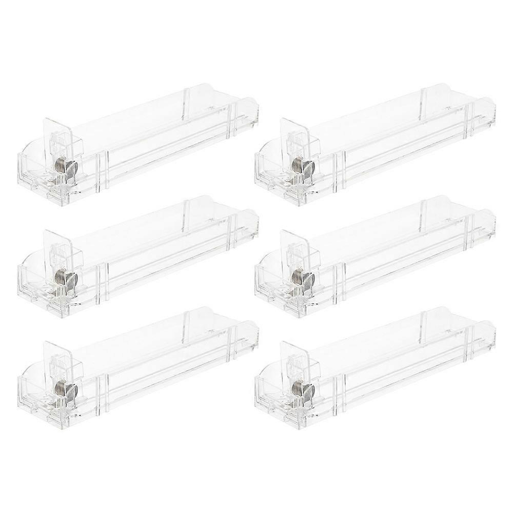 Transparent Display Rack Automatic Pusher Tray 12Pcs for Retail