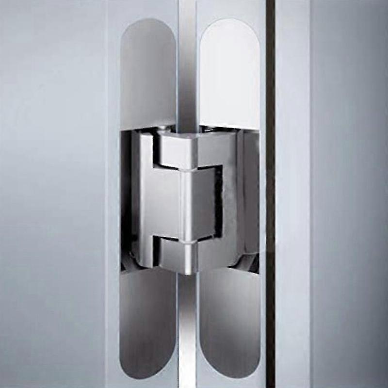 2 قطعة 6 بوصة مفصلات باب مخفية مفصلات غير مرئية مفصلات مخفية 180 درجة مفصلي سوينغ 3 ضبط