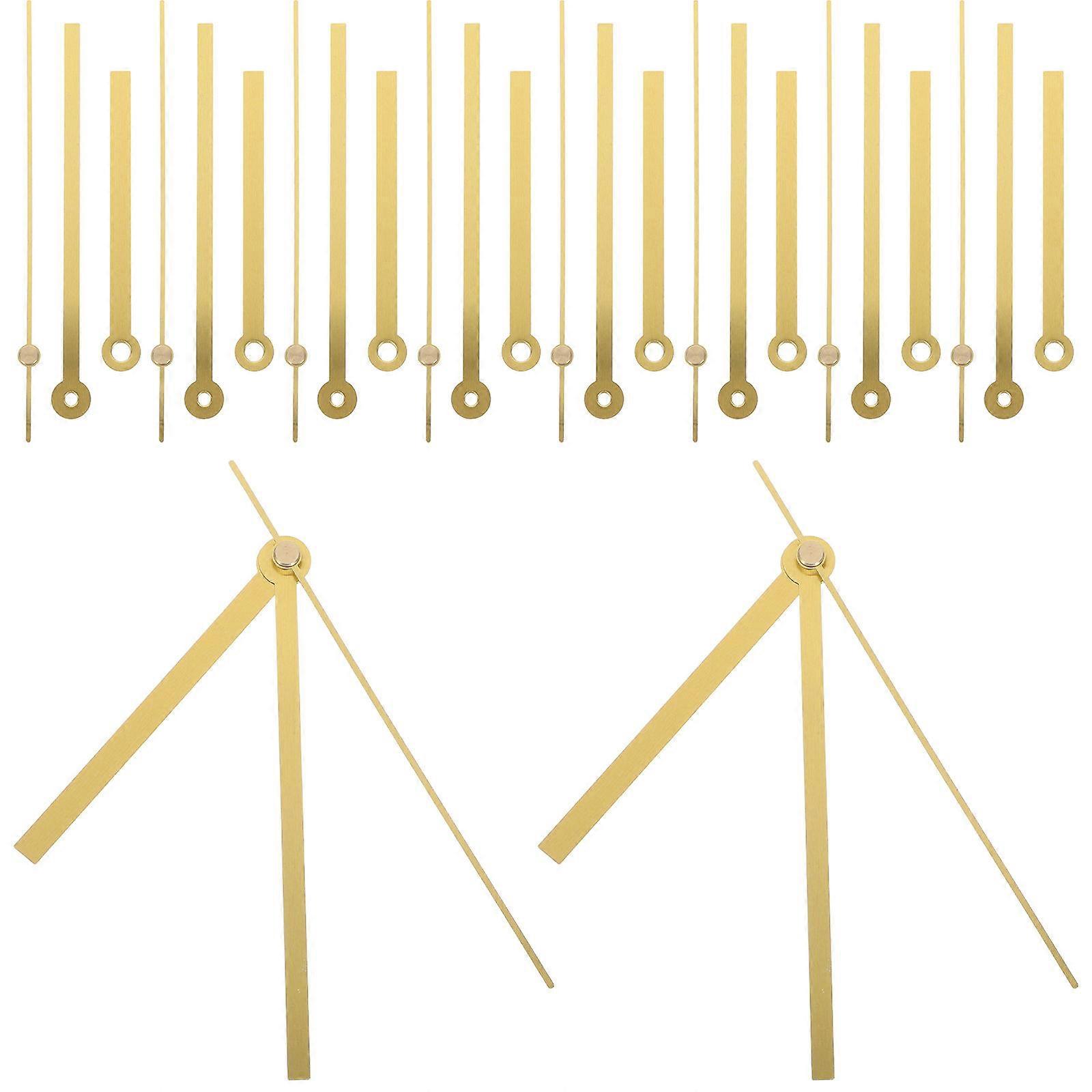 Watch Hands Clock Hands Bulk for DIY Use 30Sets Golden Replacement