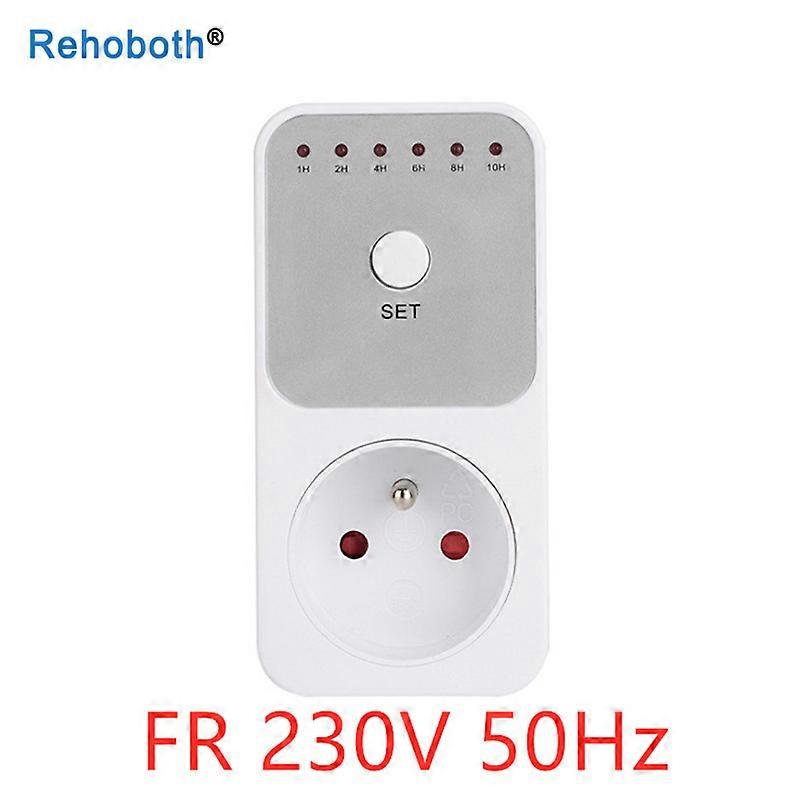 com EU UK 10Hr Countdown Timer Switch Socket Plug Intelligent Time Setting Control Socket Electricity Power Metering Socket