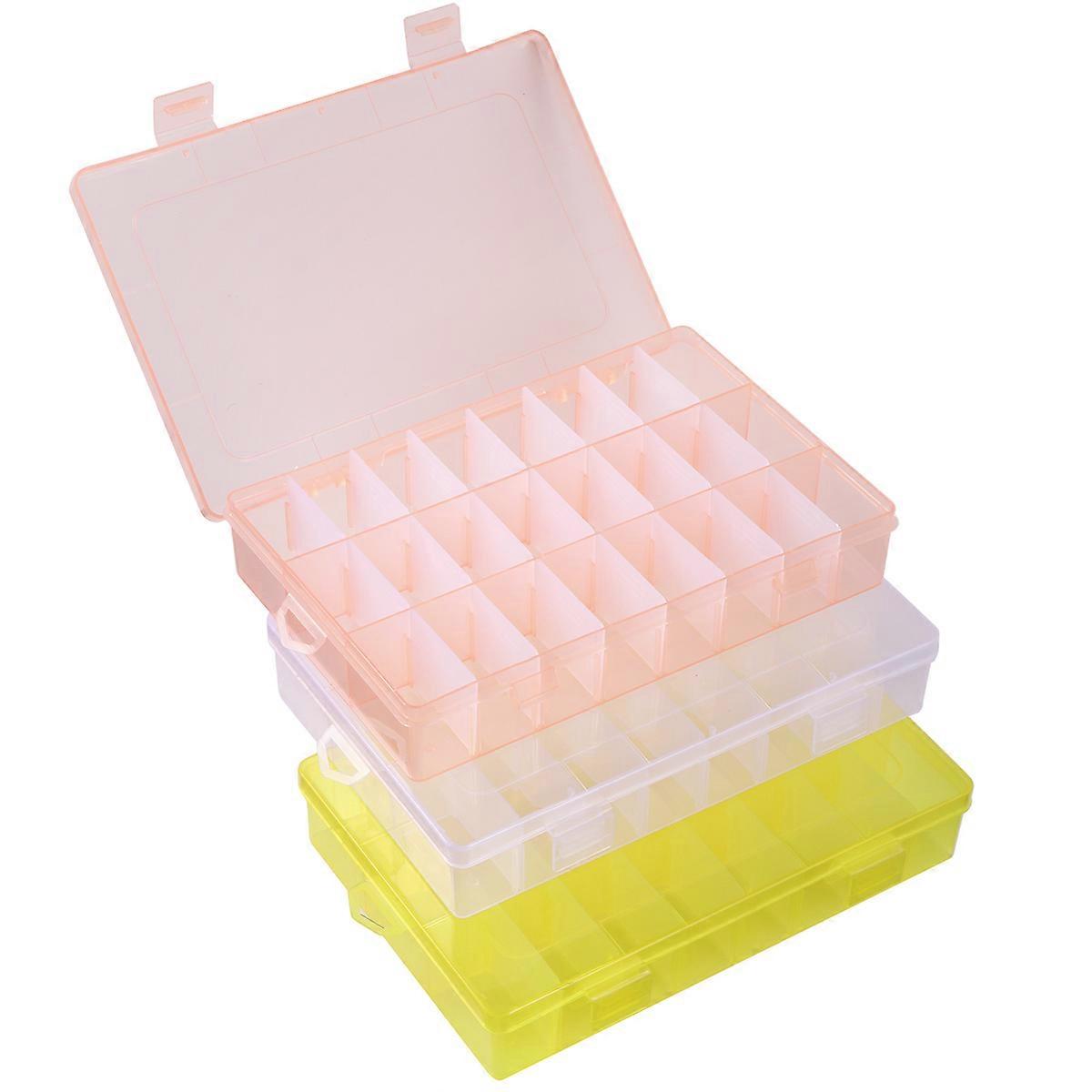 Compartment Storage Case Plastic Box for Electronic Items 1Set Set