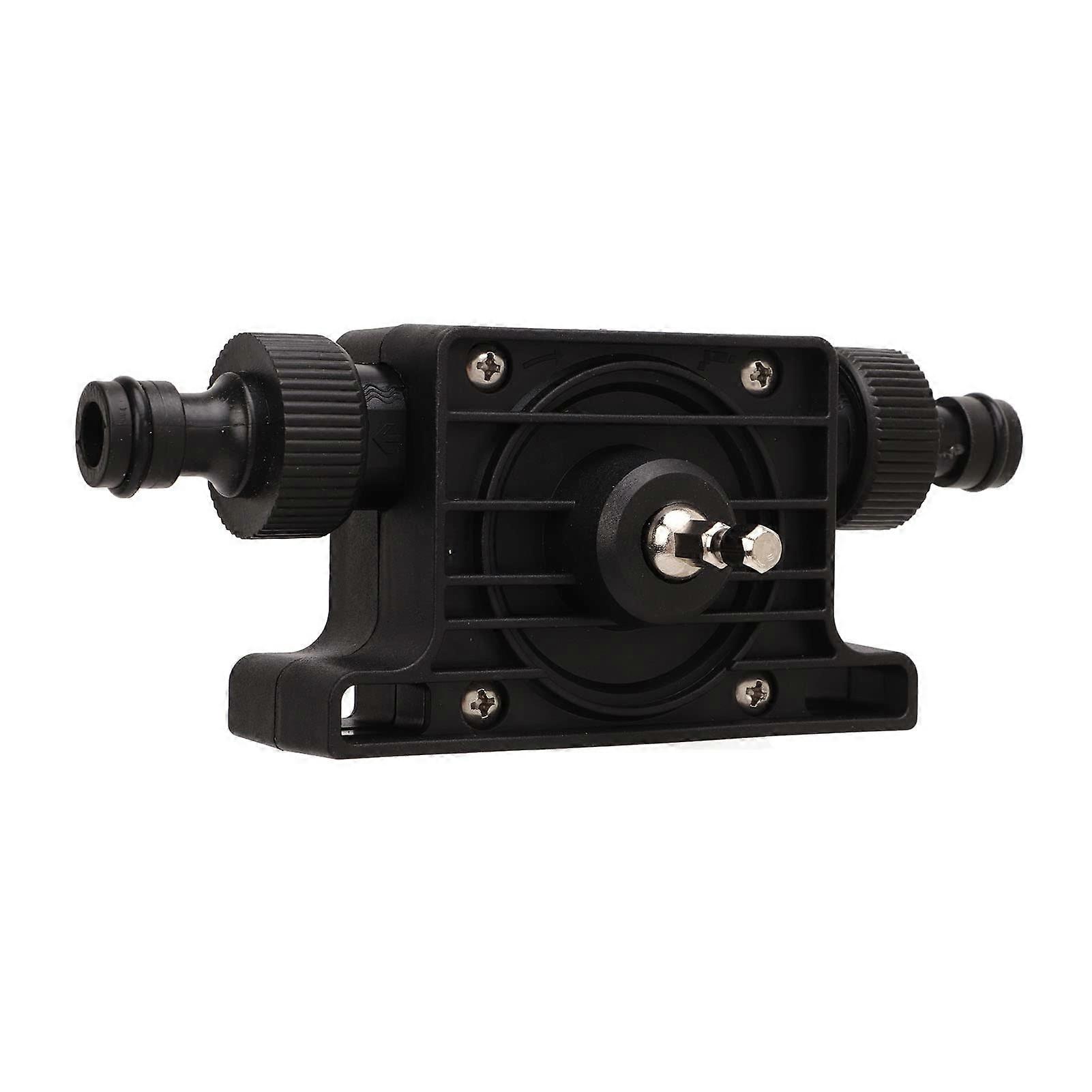 Electric Drill Water Pump Self Priming  Efficiency 1.25m/h 2m Head Black Durable Plastic