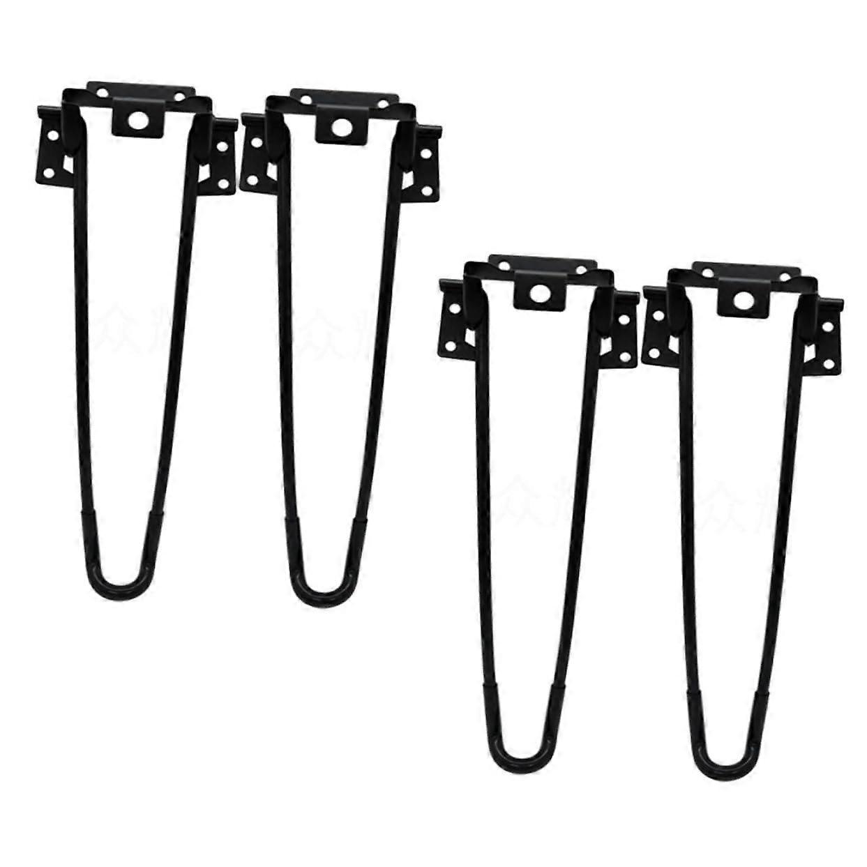 4pcs Adjustable Folding Hairpin Table Legs Set Durable Iron Modern Design for Coffee Table