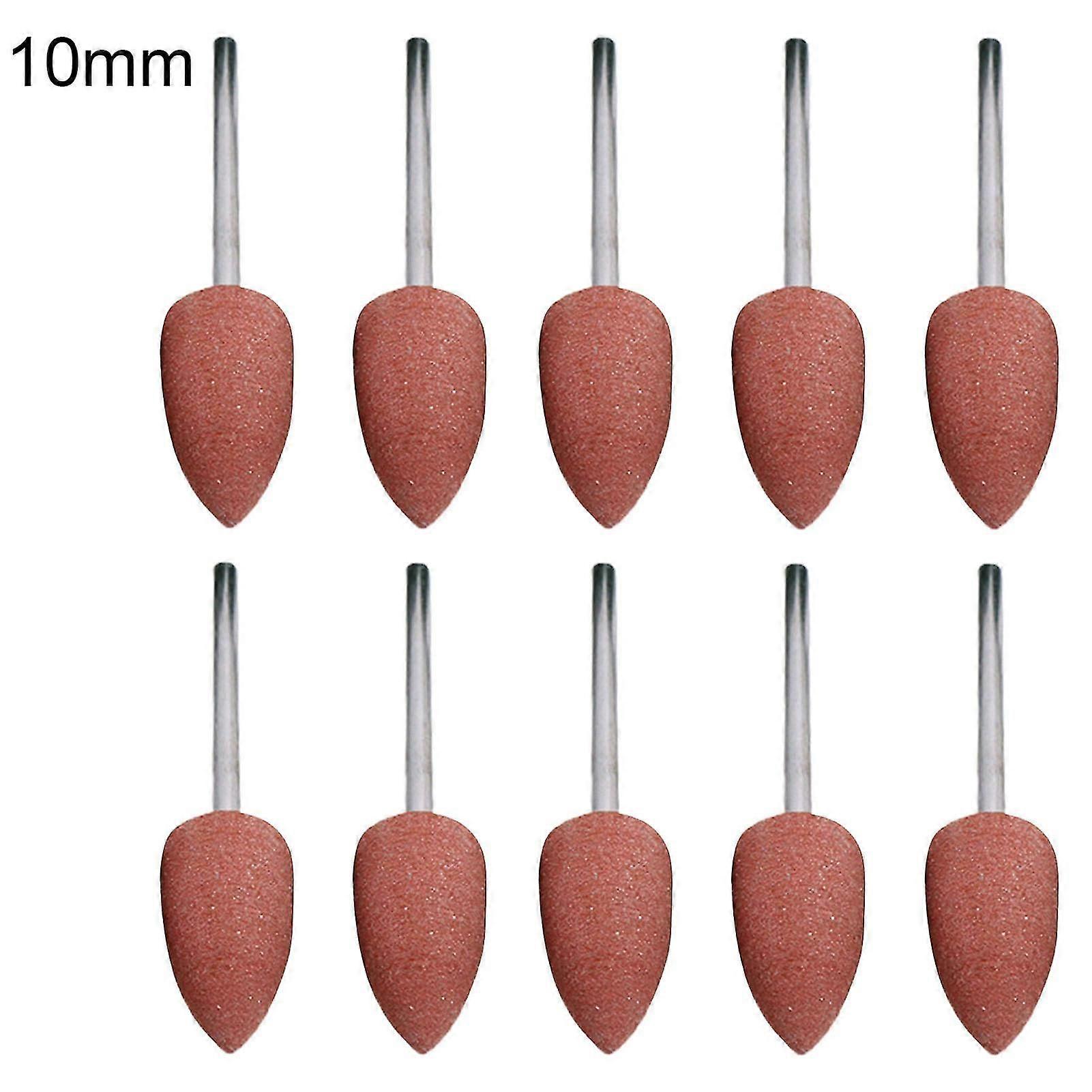 10pcs 2.35 Shank Reliable Abrasive Head Different Specifications Fine Workmanship Accessories Practical Buffing Head For Diy Grinding