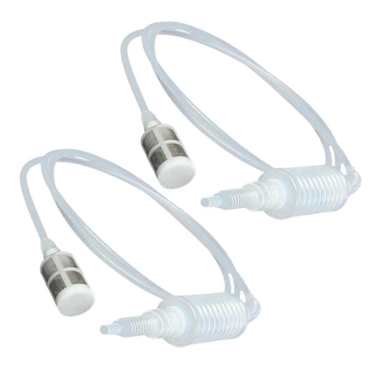 2pcs Wine Siphon Hose with Filter for Fast Liquid Transfer and Home Brewing