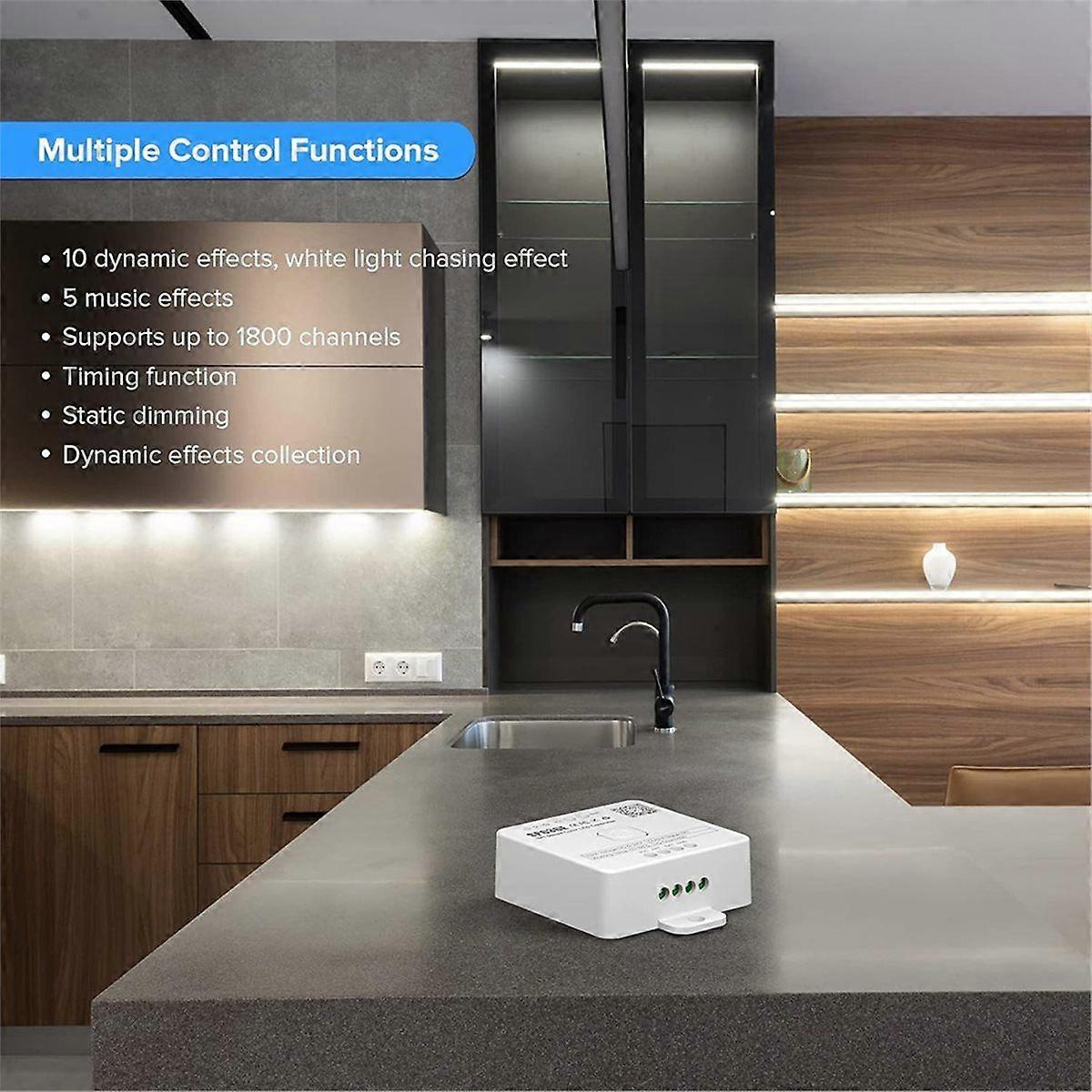 SP630E Bluetooth LED Controller for Multiple LED Strip Types, DC5V-24V