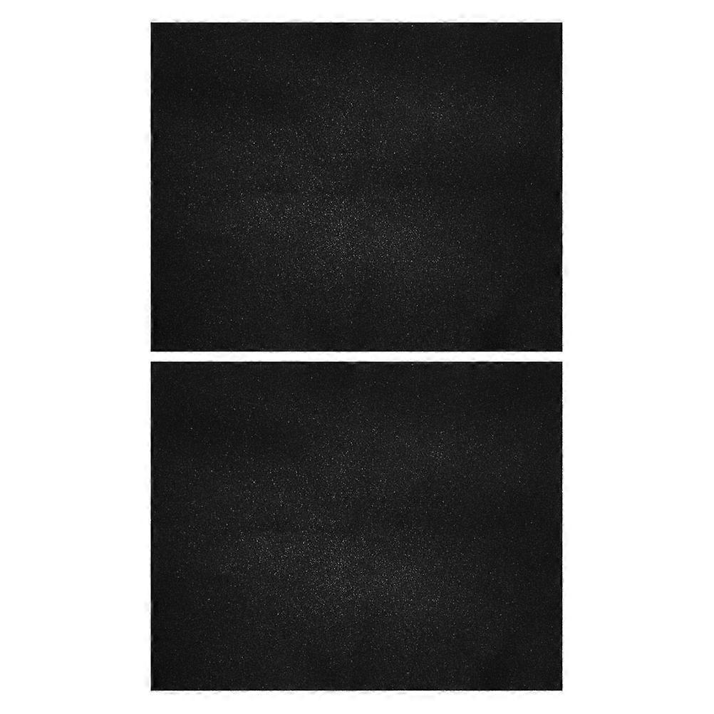 Filtering Cotton Computer Case Fan Dustproof Cover for 2Pcs Black Set