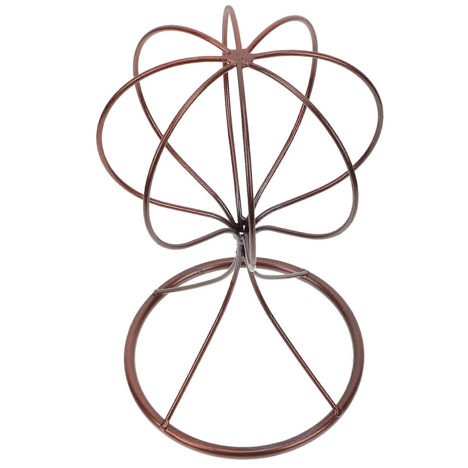 Desktop Hat Stand for Displaying Modern Iron Wig Storage Holder