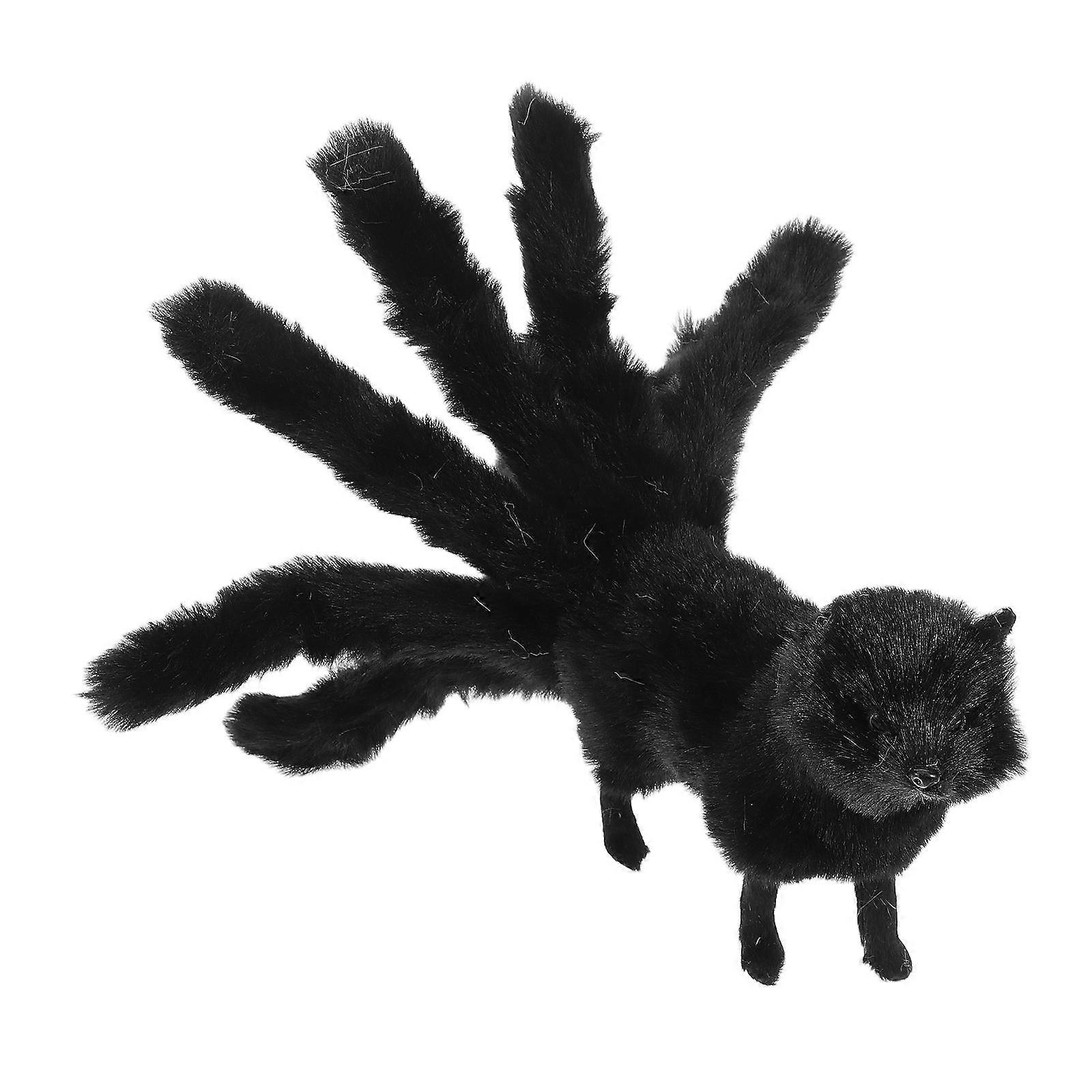 Black Stuffed Fox Plush Toy for Table Decoration with Durable Material