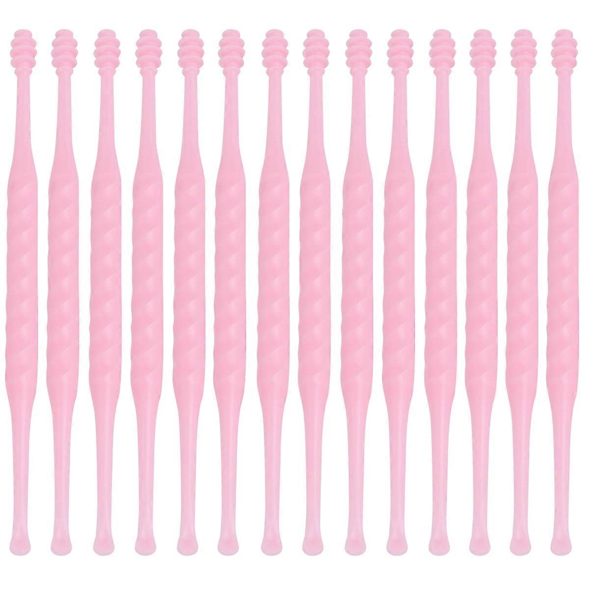 30Pcs Pink Plastic Ear Cleaner for Cleaning Use Wax Remover Tool