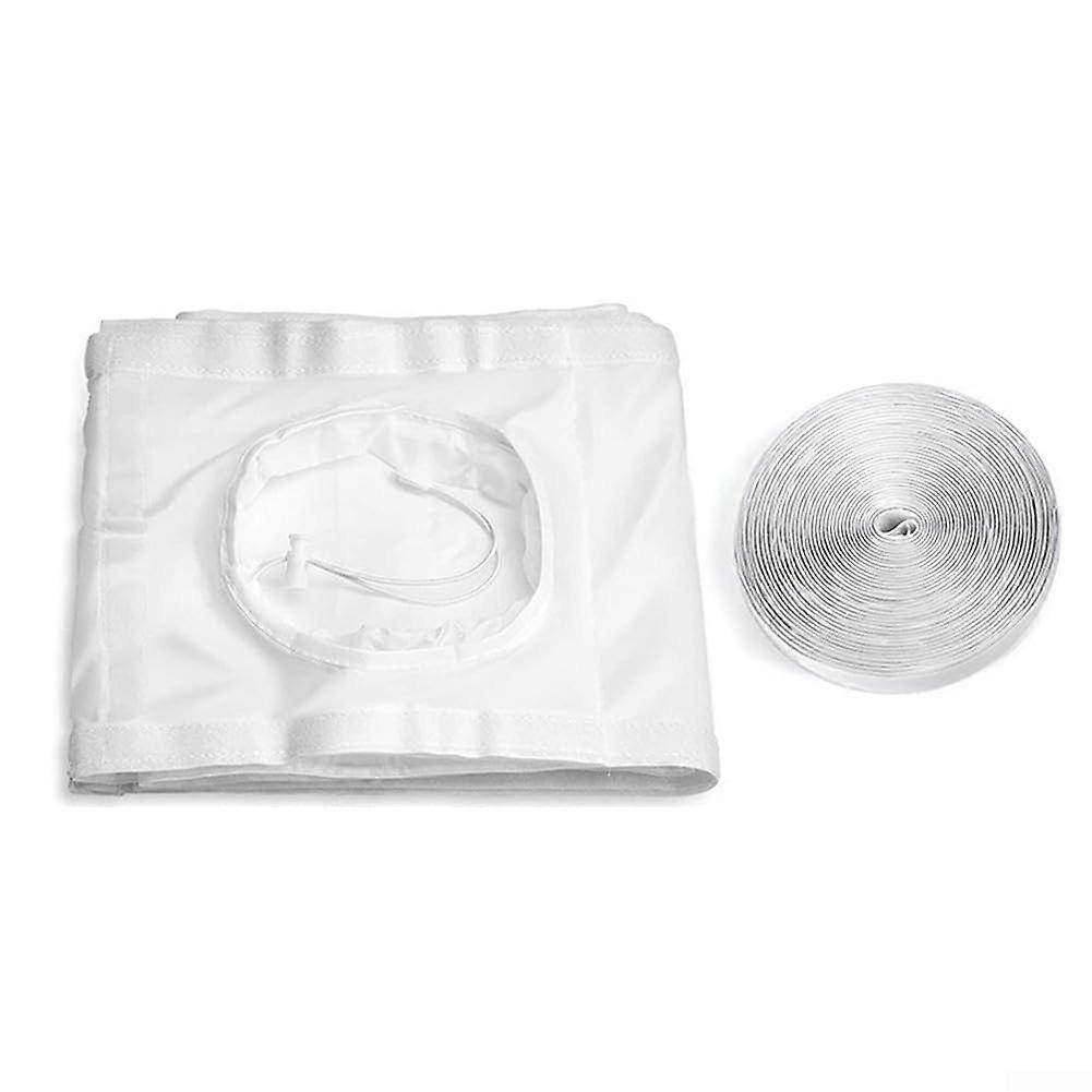 Portable AC Window Seal Kit 90x210cm NoDrill Sliding Door Full Coverage Adjustable Fit