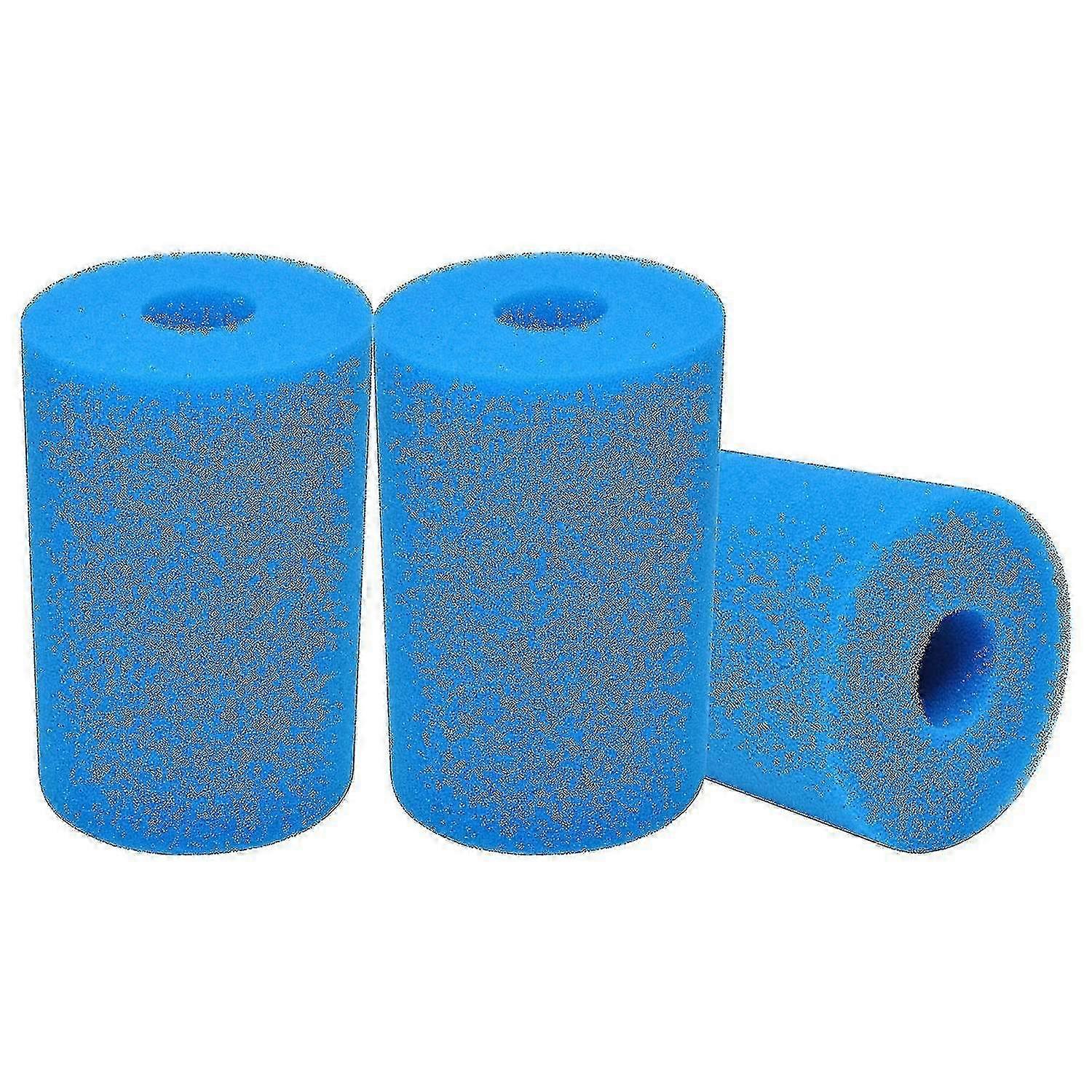 3pcs Filter Sponge Compatible With Intex Type B, Foam Cartridge 2025
