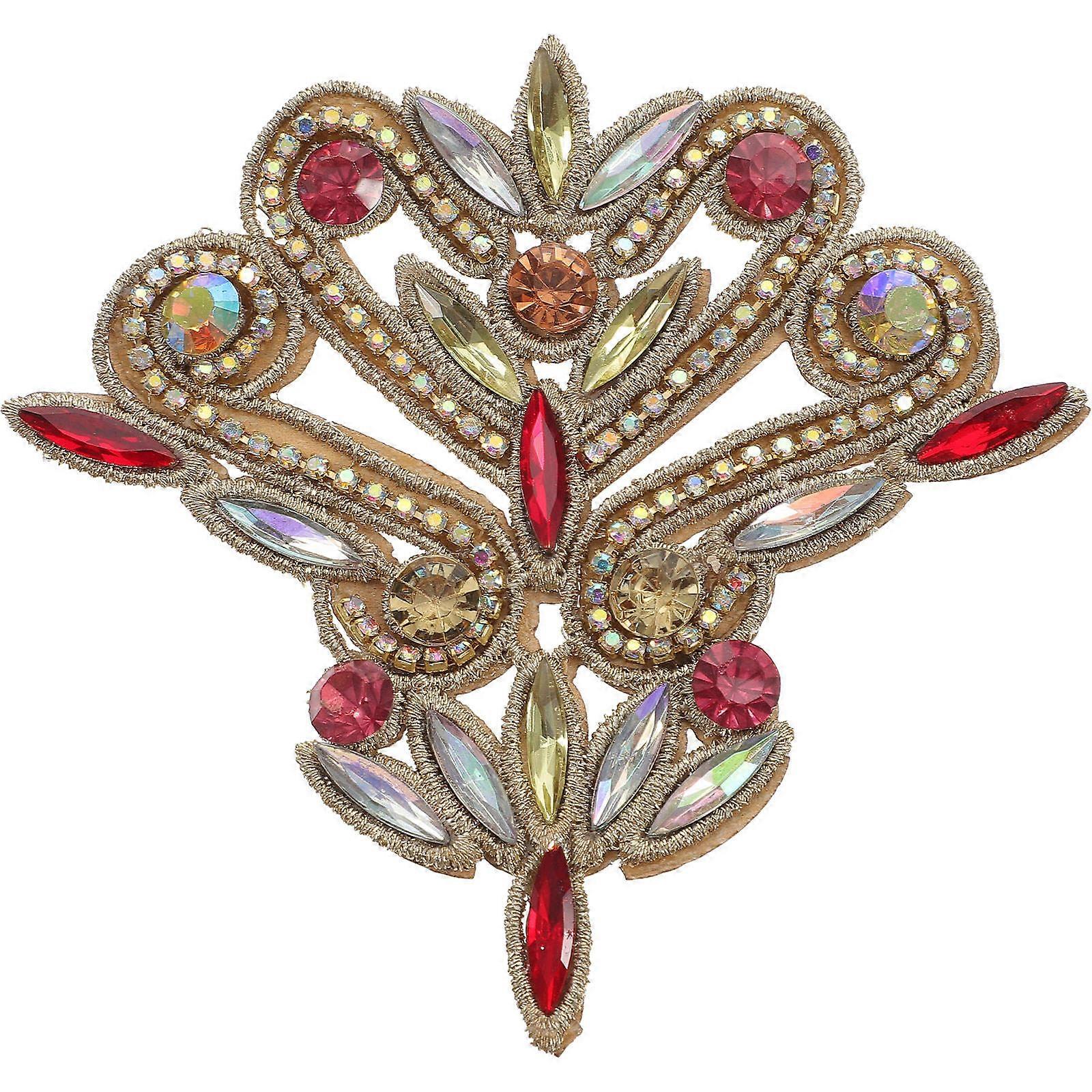 Rhinestone Applique Patch for DIY Decoration on Shoes and Jackets