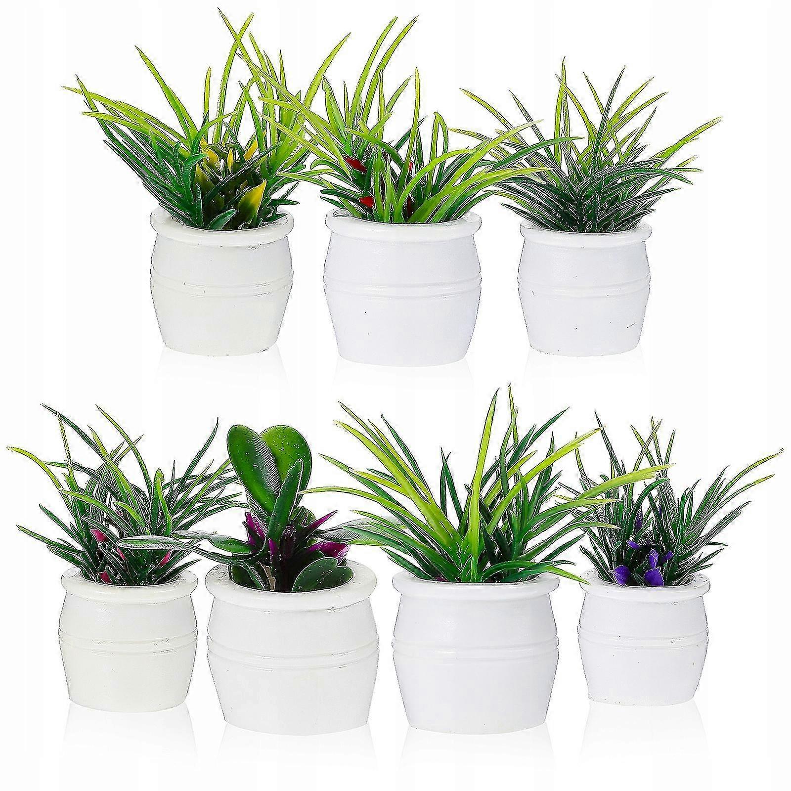 2026 Tiny Artificial Greenery Decor 7 Pcs