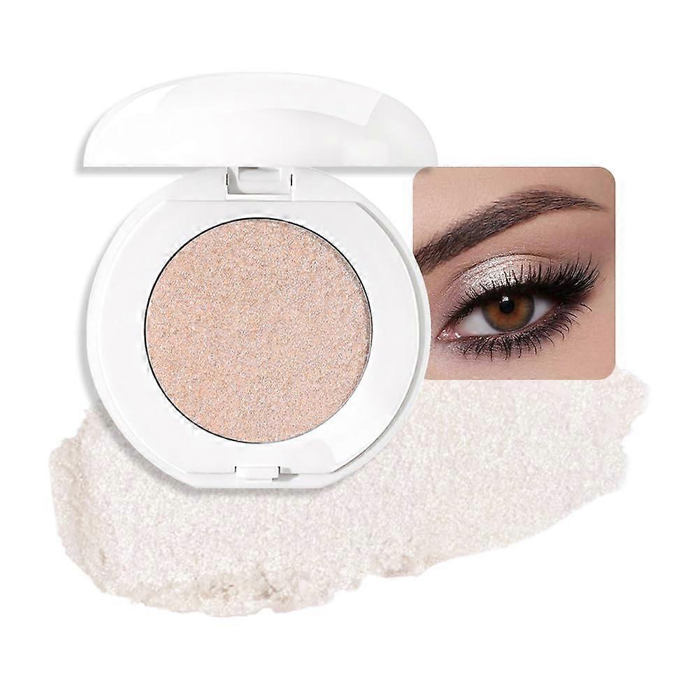 Eyeshadow Palette Waterproof Shimmer Light Brown MultiUse for Eyes Cheeks Highlight 03