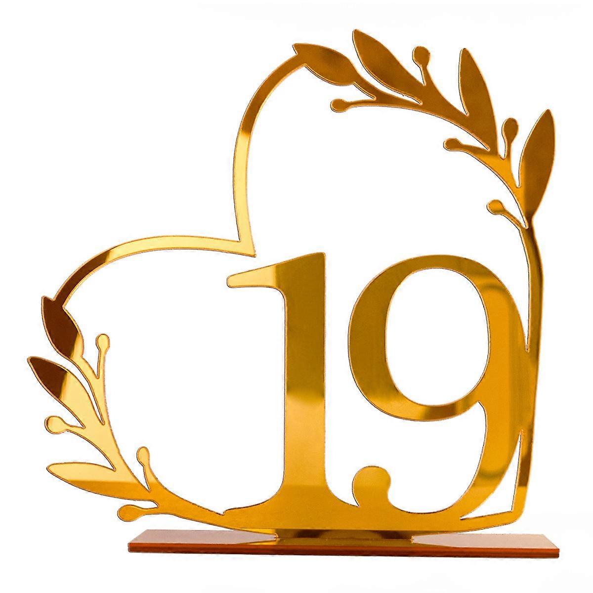 DIY Acrylic Numbers Wedding Table Numbers Mirror Table Numbers