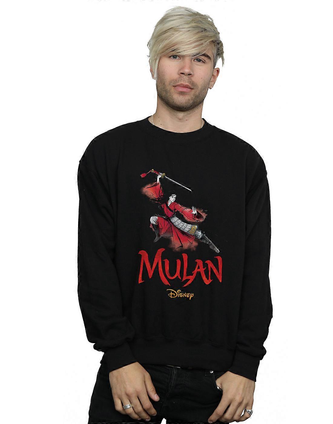 Disney Men's Mulan Película Pose Sudadera
