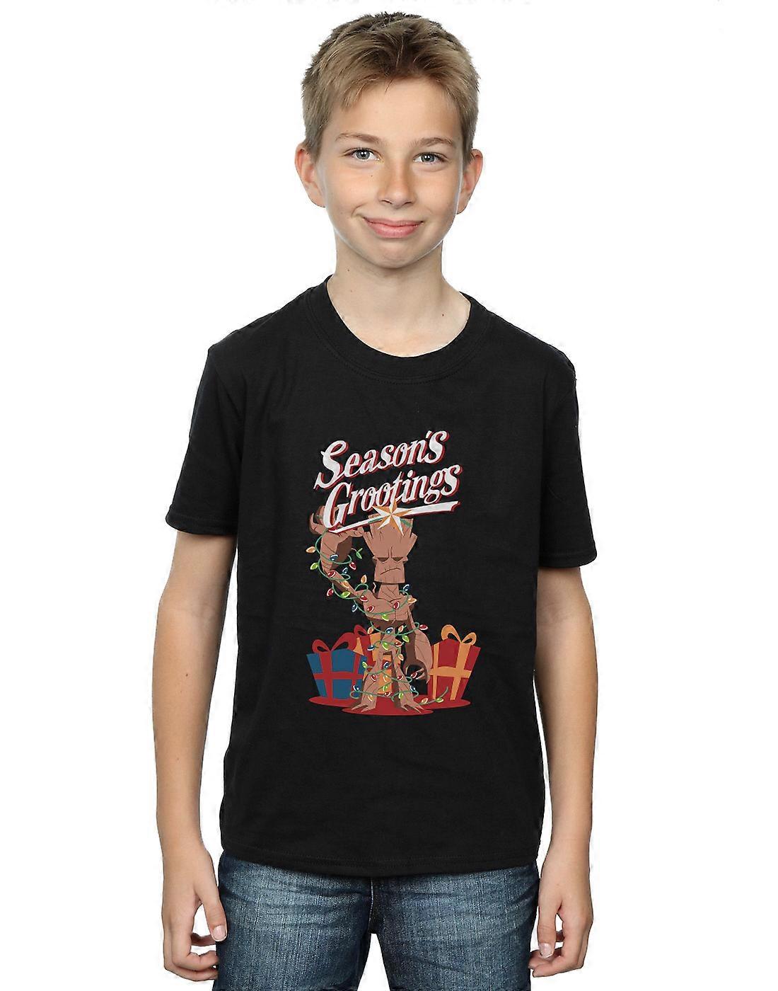 Marvel Boys Marvel Comics Groot Camiseta Grootings de la temporada