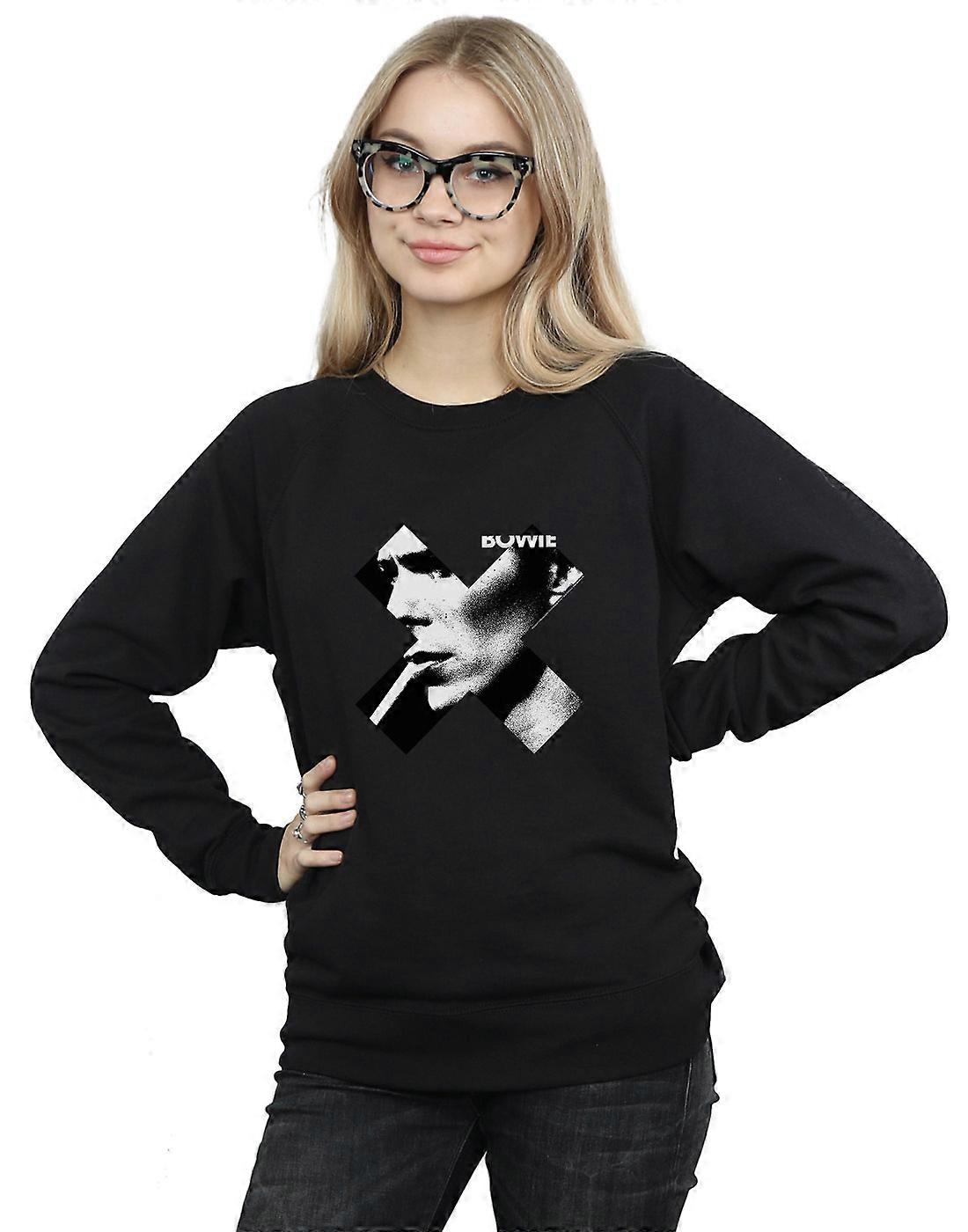 David Bowie Women's Cross Smoke Sweatshirt