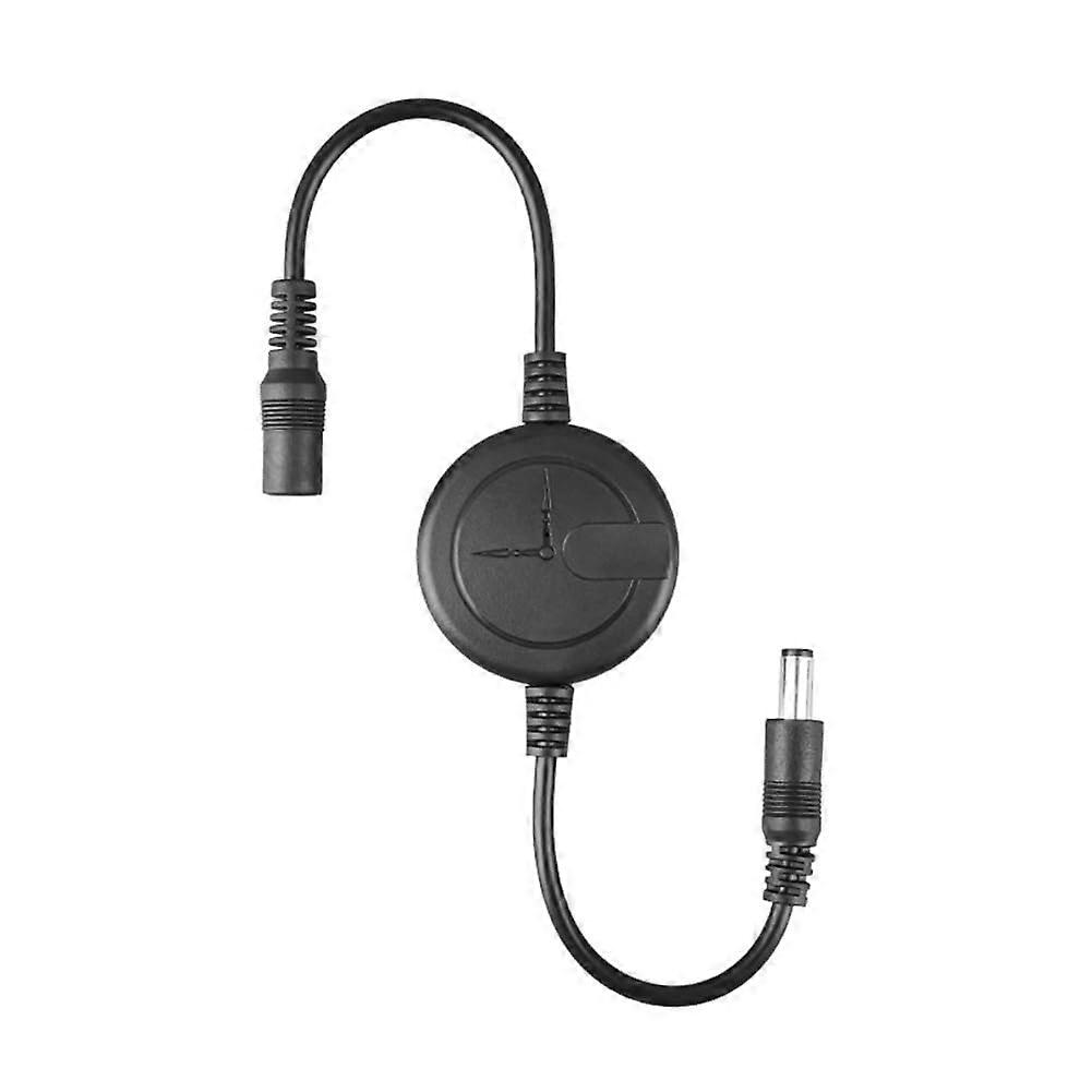 WiFi Router Auto Restart Cable DC5V15V 72h Reset Timer Prevent Network Congestion Black