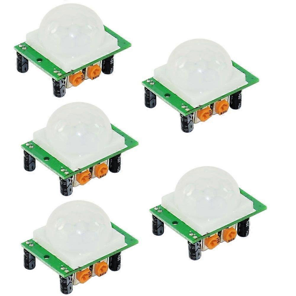 5PCS HCSR501 PIR Motion Sensor Module with Adjustable Trigger and Energy Saving Design