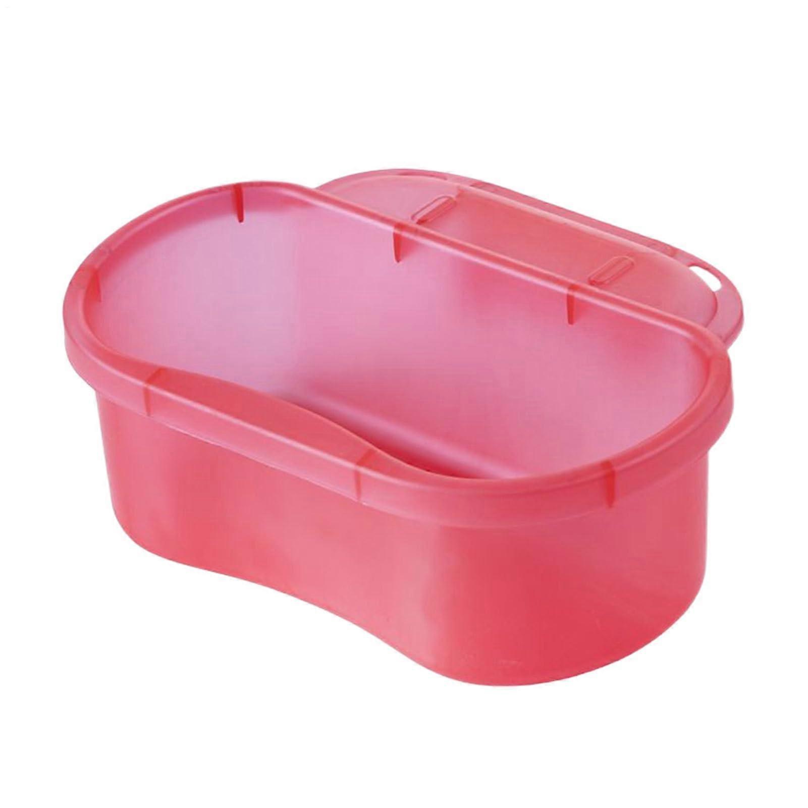 Sink Strainer Basket Rustproof Corner Drain Rack Easy Hang NoDrill for Kitchen Pink